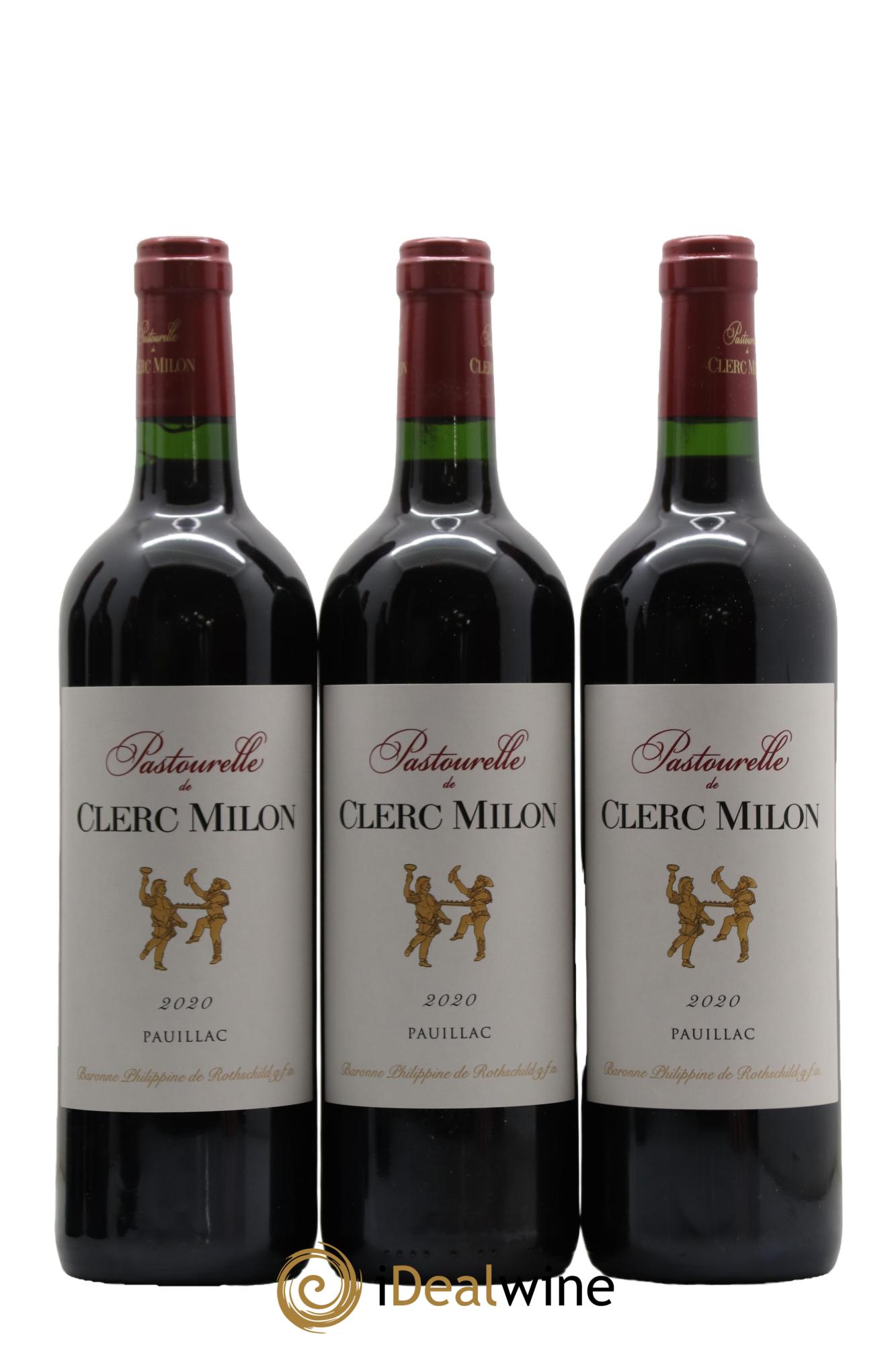 Pauillac Pastourelle Château De Clerc Million 2020 - Lot of 6 bottles - 1