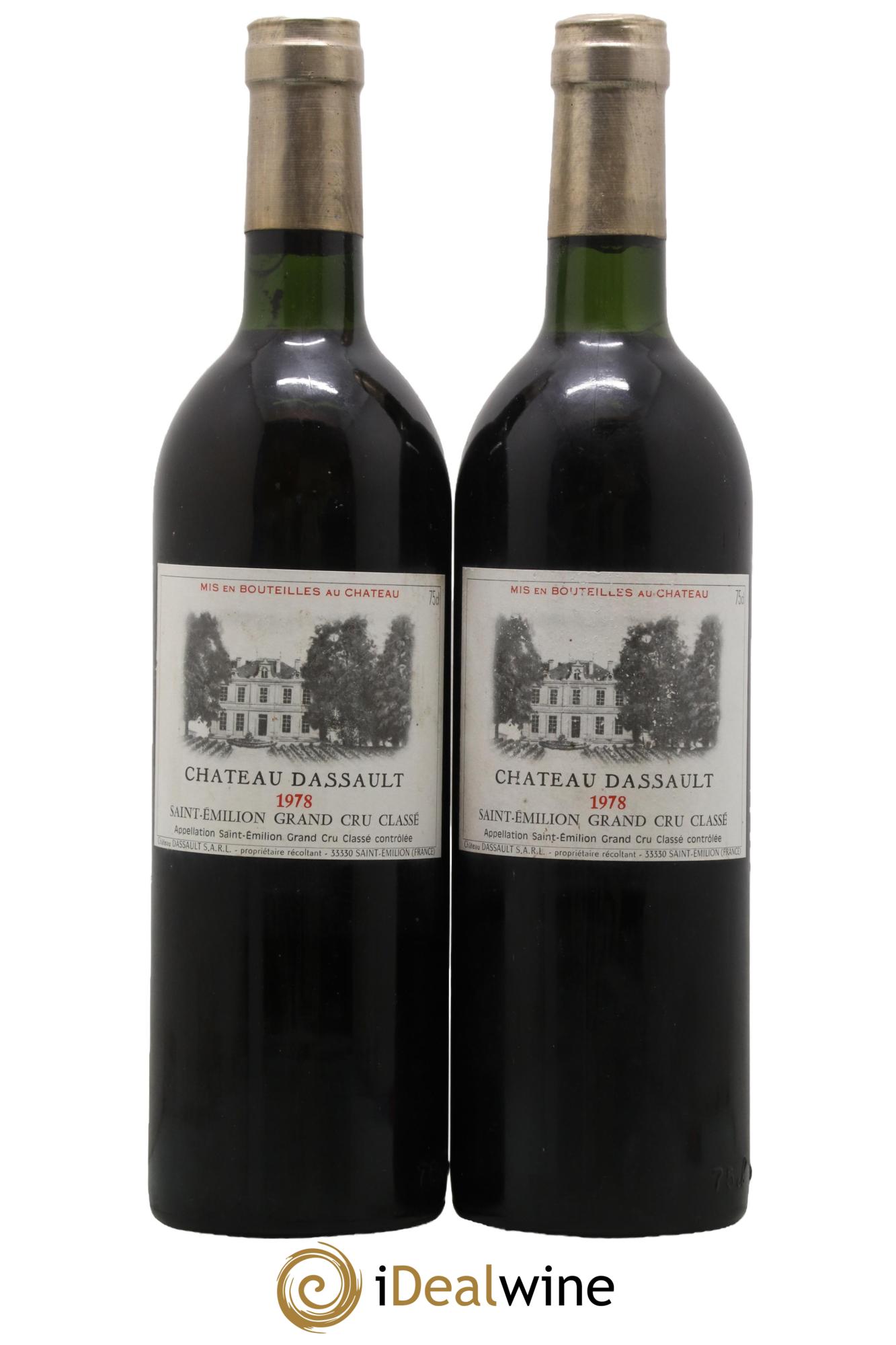 Château Dassault Grand Cru Classé 1978 - Lot of 2 bottles - 0