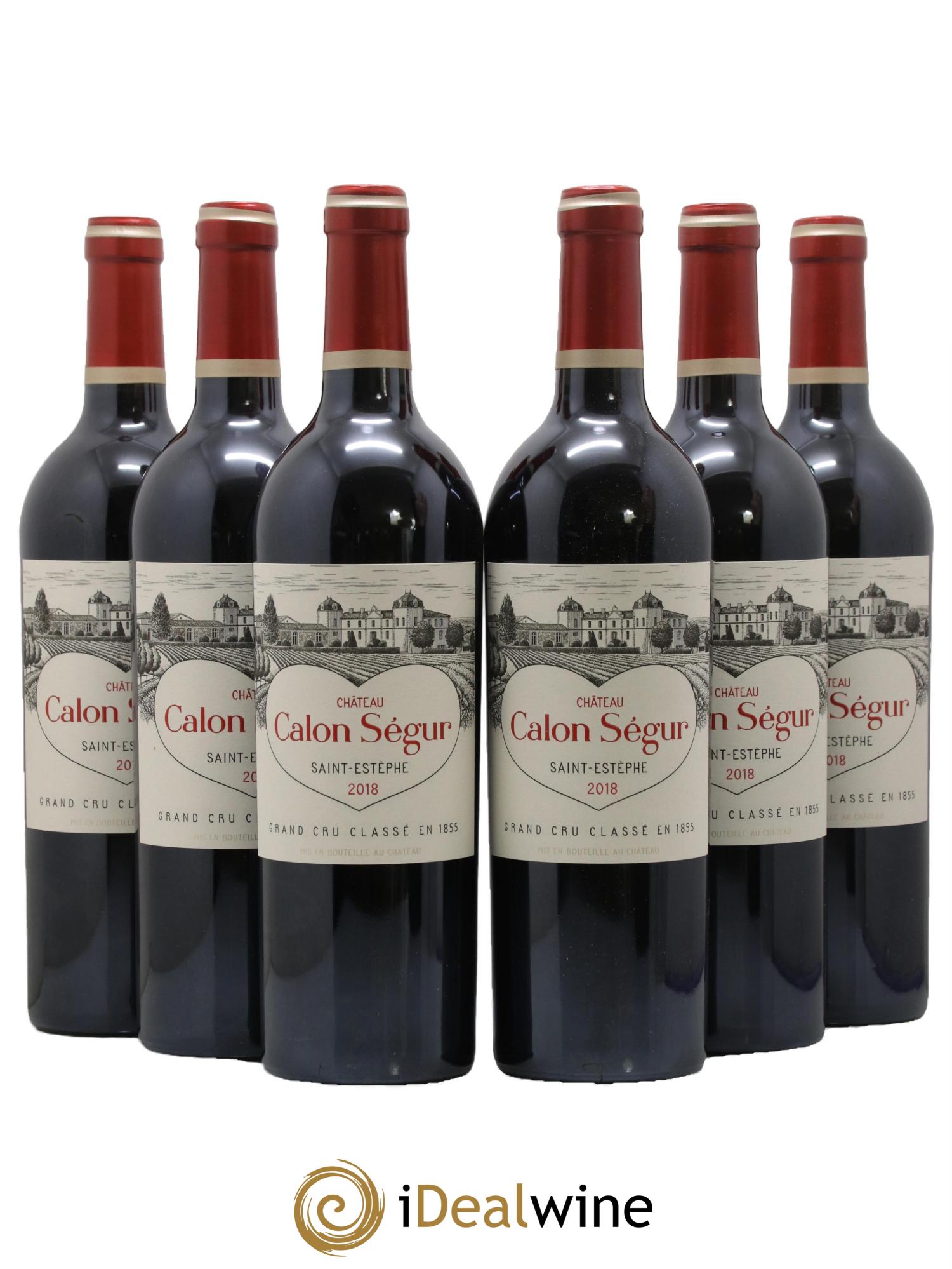 Château Calon Ségur 3ème Grand Cru Classé 2018 - Lot of 6 bottles - 0