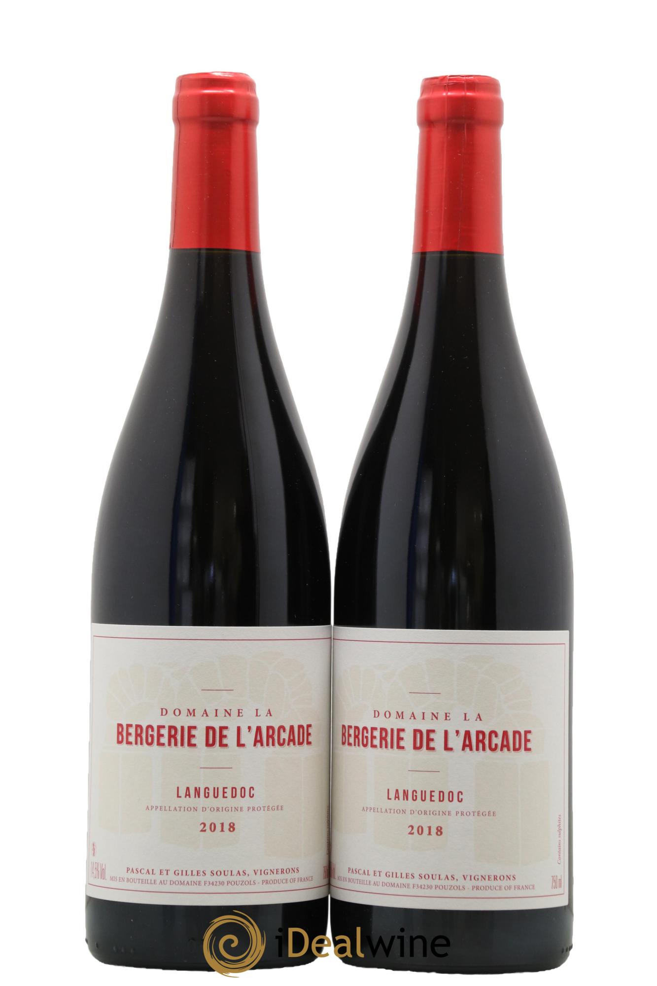 Languedoc La Bergerie de l'Arcade (Domaine) 2018 - Posten von 2 Flaschen - 0