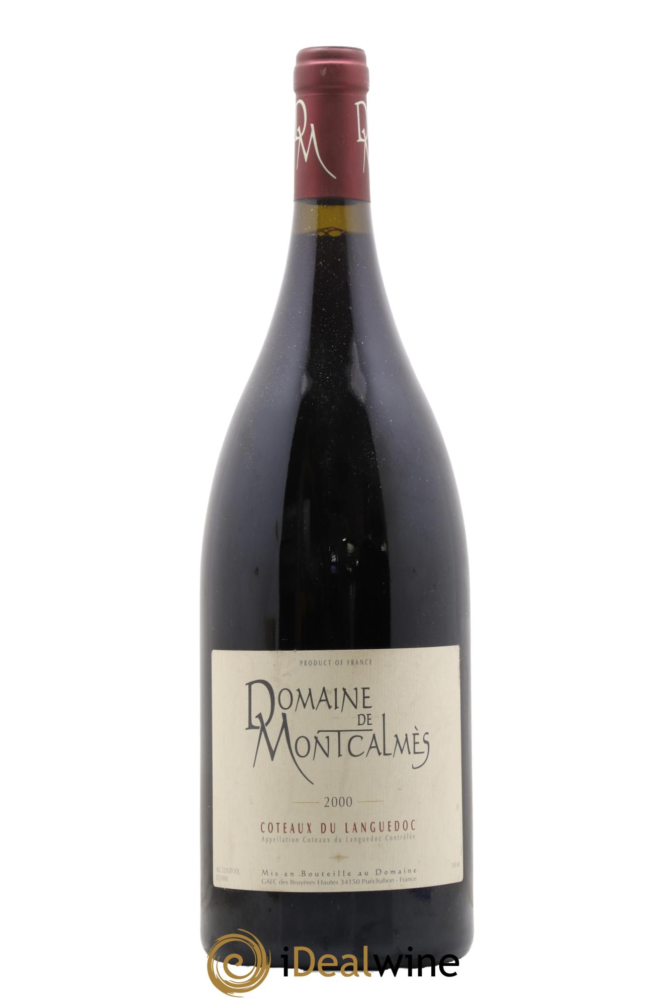 Coteaux du Languedoc Domaine de Montcalmès Frédéric Pourtalié  2000 - Lot of 1 magnum - 0