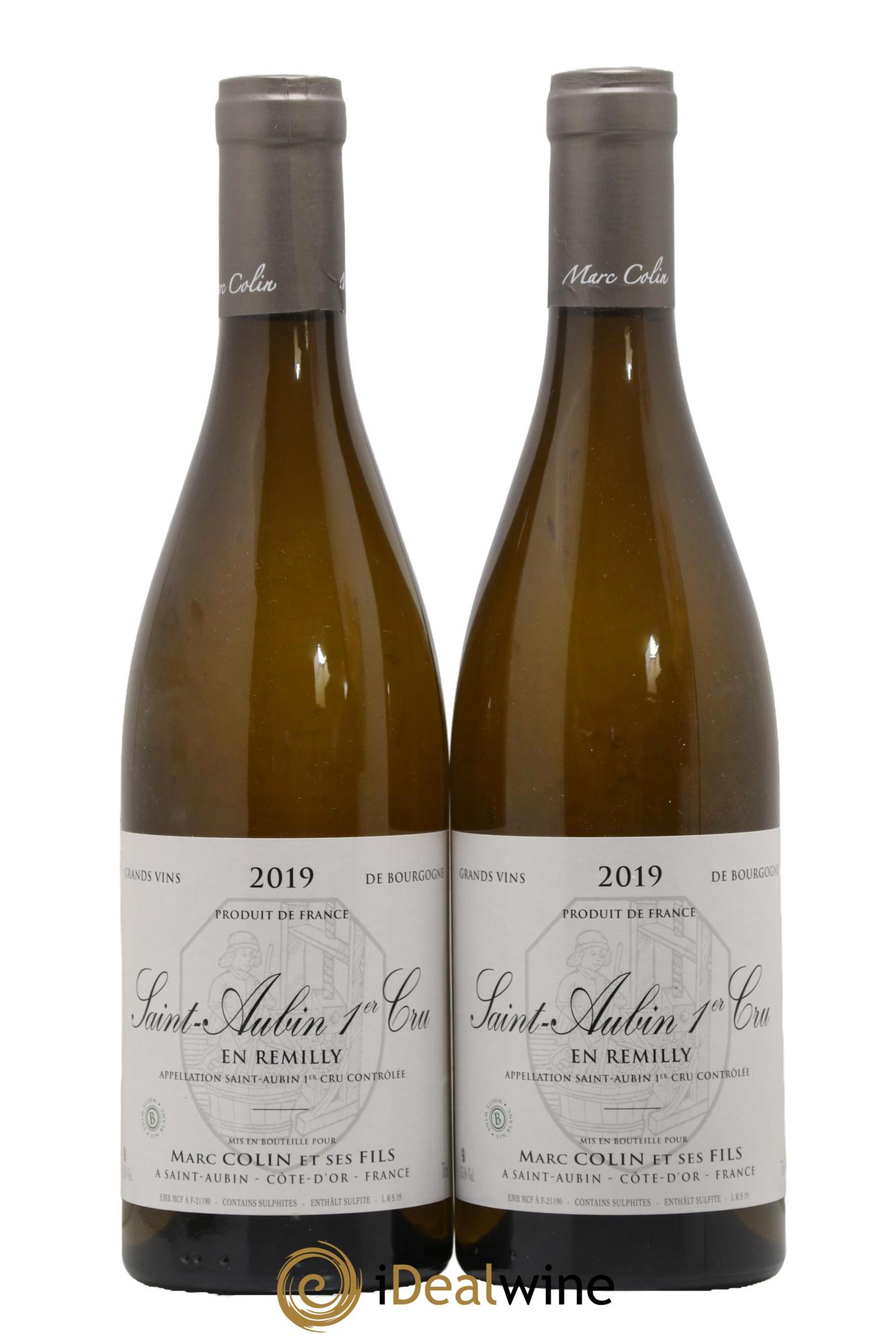 Saint-Aubin 1er Cru En Rémilly Marc Colin & Fils 2019 - Posten von 2 Flaschen - 0