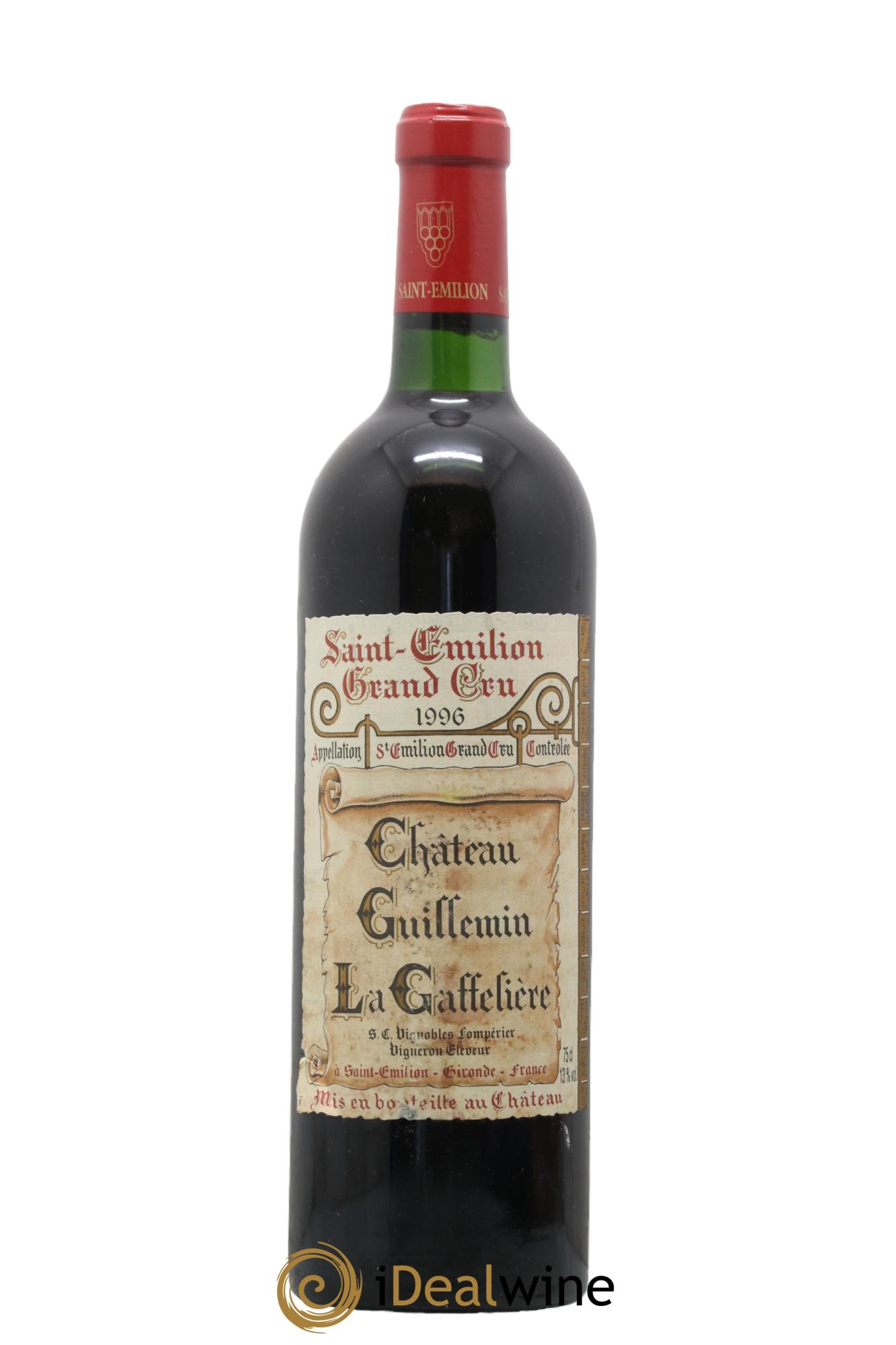 Saint-Émilion Grand Cru Chateau Guillemin La Gaffeliere 1996 - Lot de 1 bouteille - 0