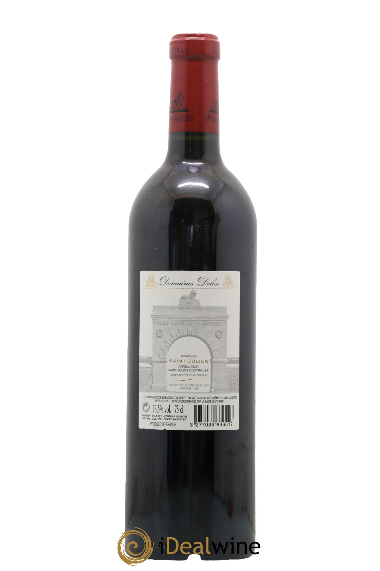 Château Léoville Las Cases 2ème Grand Cru Classé 2011 - Lot de 1 bouteille - 1