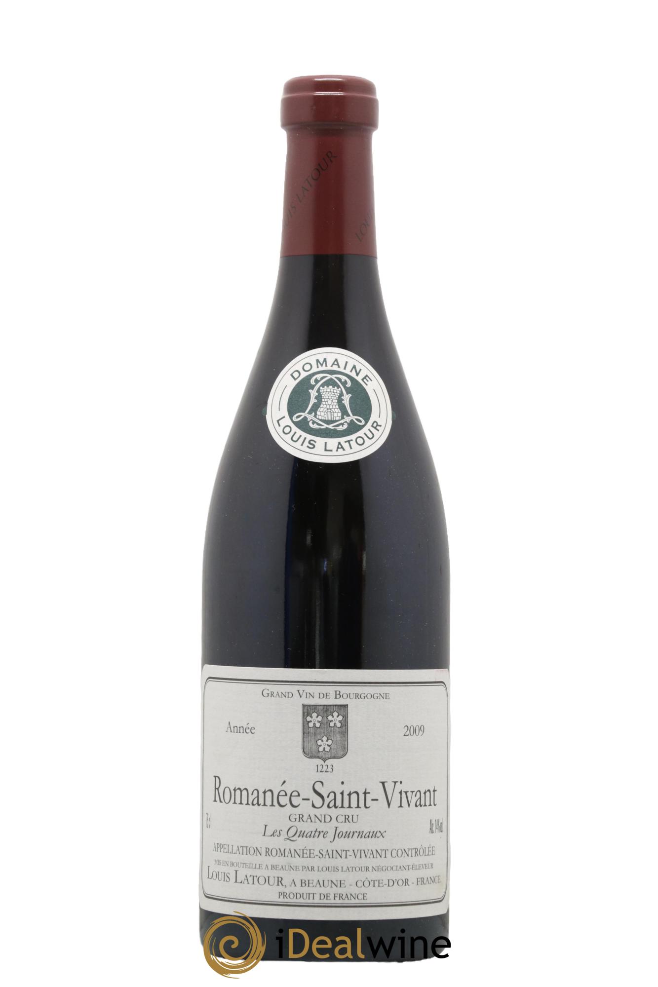 Romanée-Saint-Vivant Grand Cru Les Quatre Journaux Louis Latour 2009 - Lot de 1 bouteille - 0