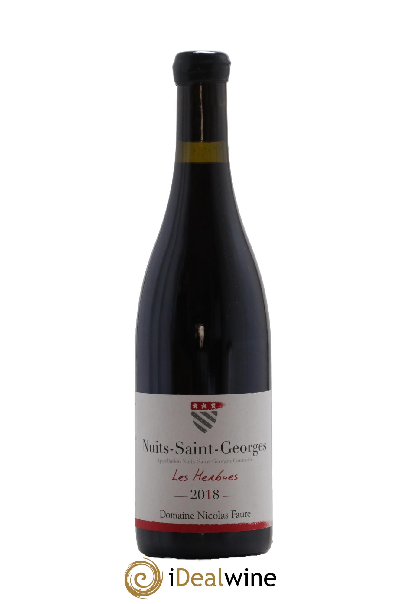 Nuits Saint-Georges Les Herbues Nicolas Faure 2018 - Posten von 1 Flasche - 0