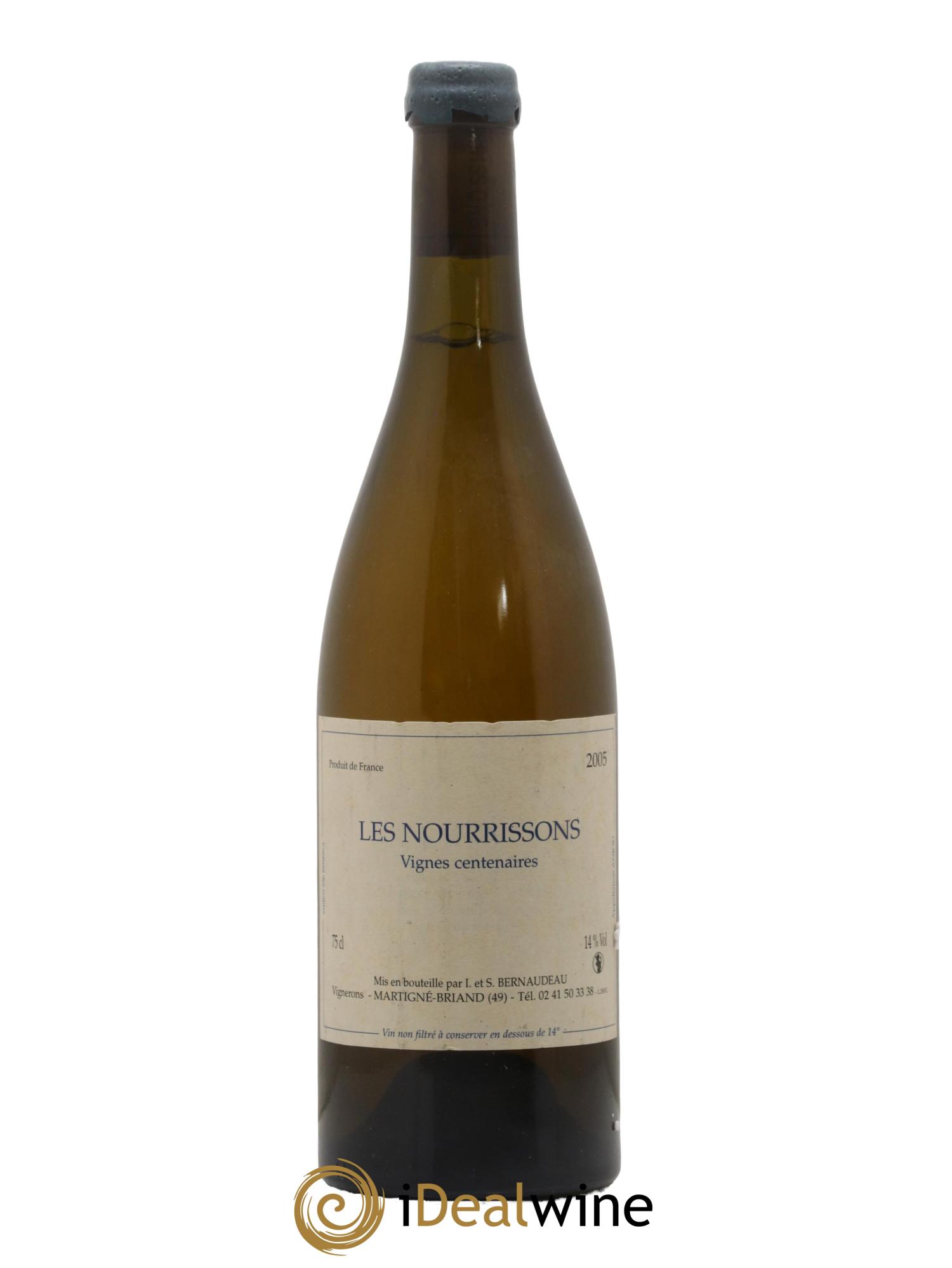 Anjou Les Nourrissons Vignes Centenaires Stéphane Bernaudeau (Domaine) 2005 - Posten von 1 Flasche - 0