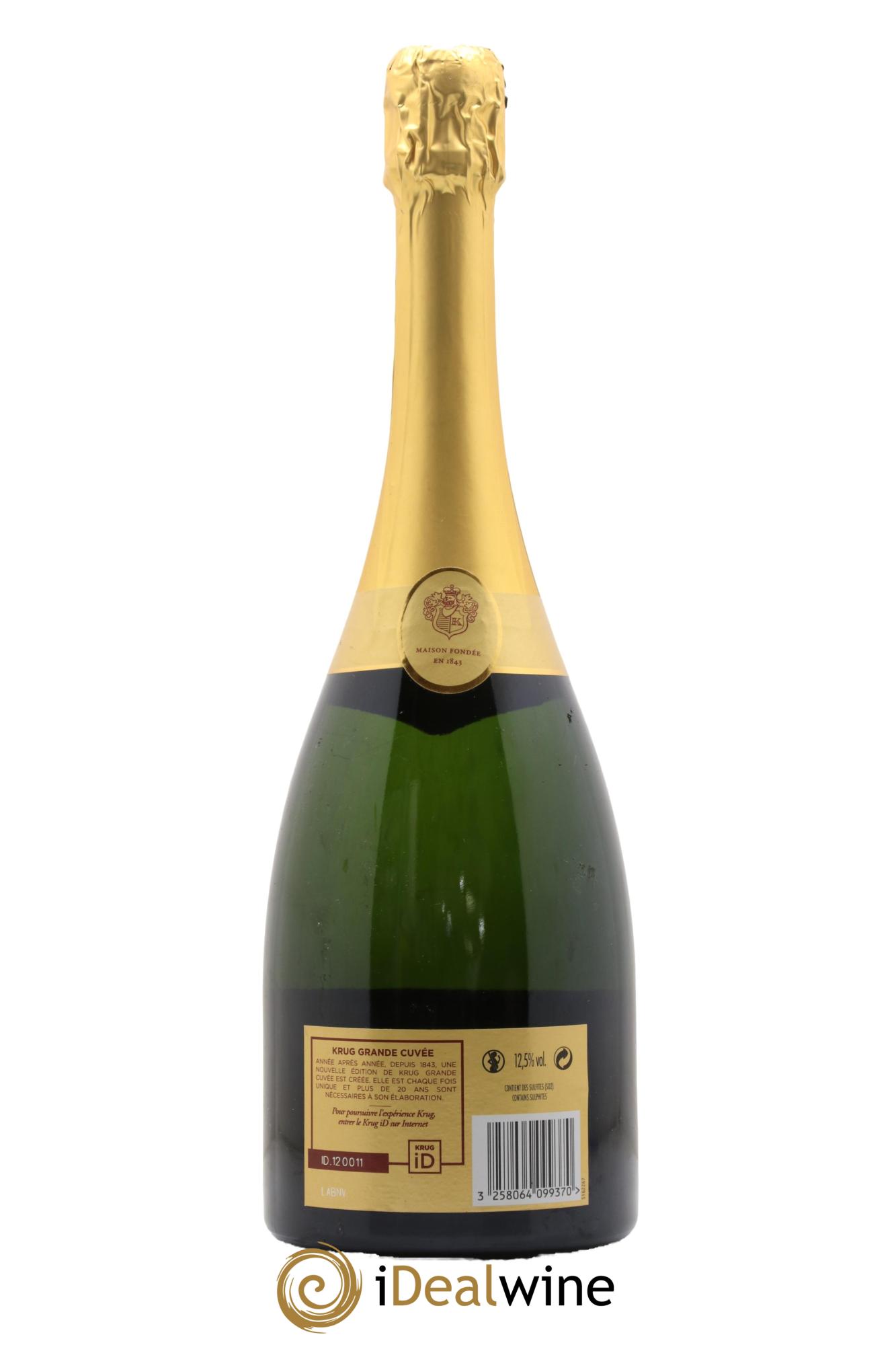 Grande Cuvée - 169ème édition Krug  - Posten von 1 Flasche - 1