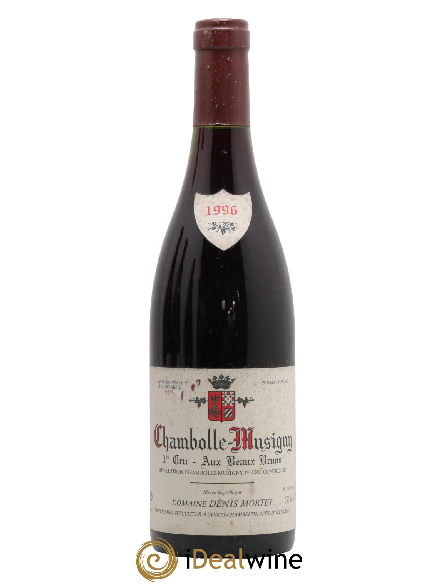 Chambolle-Musigny 1er Cru Aux Beaux Bruns Denis Mortet (Domaine)  1996 - Lot of 1 bottle - 0