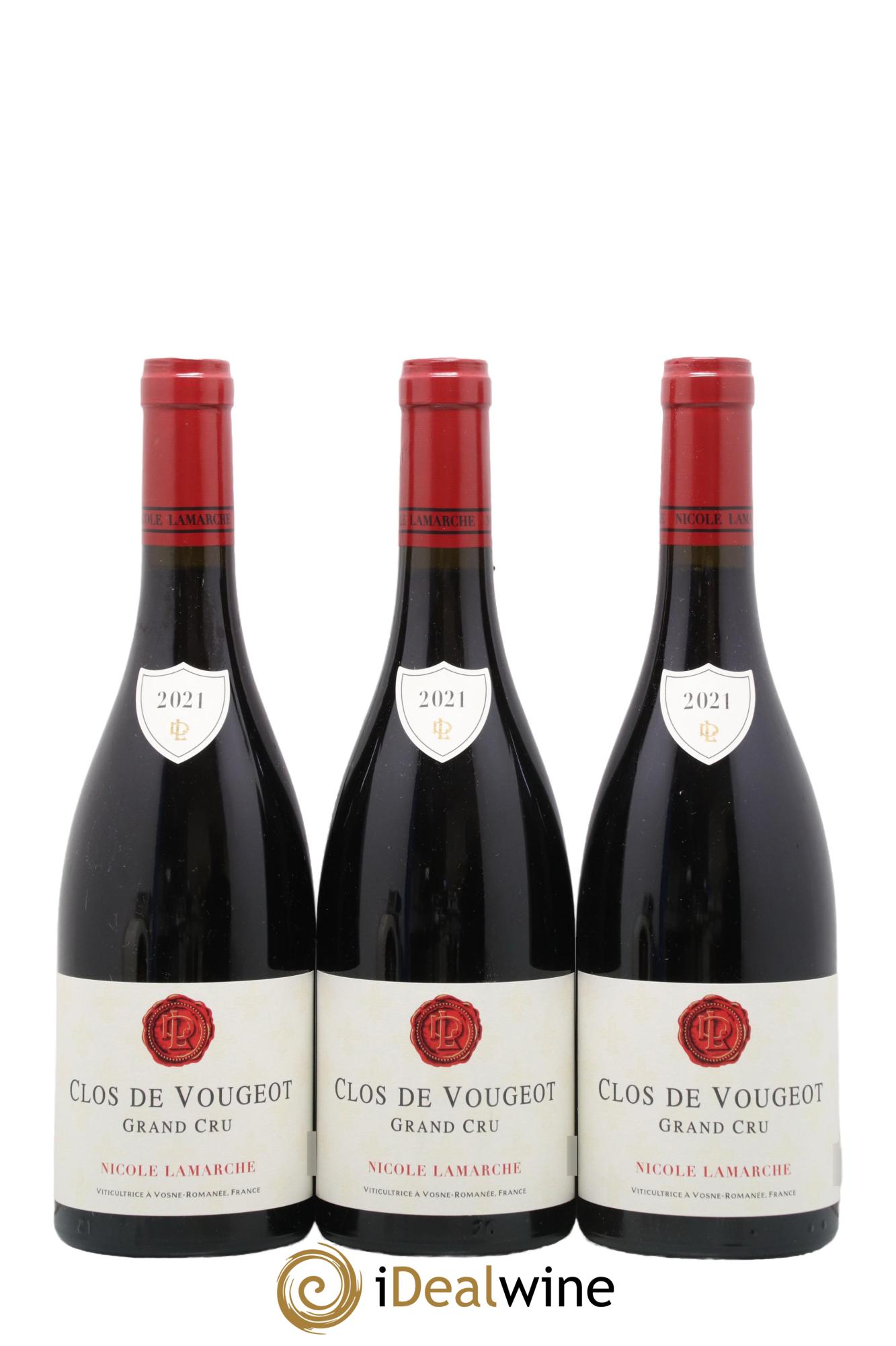 Clos de Vougeot Grand Cru Lamarche (Domaine) 2021 - Lot of 3 bottles - 0