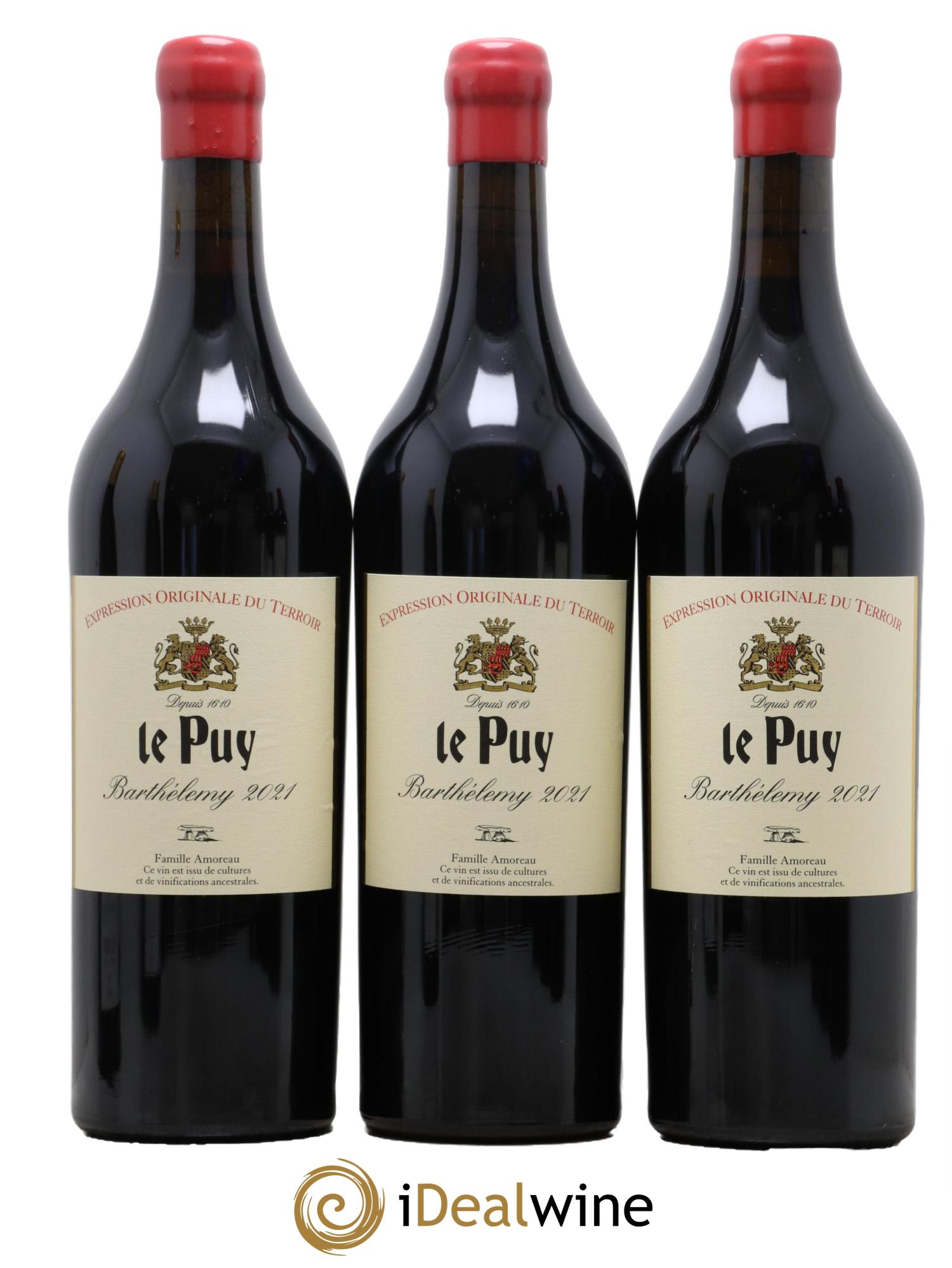 Le Puy - Cuvée Barthélemy 2021 - Lot de 3 bouteilles - 0