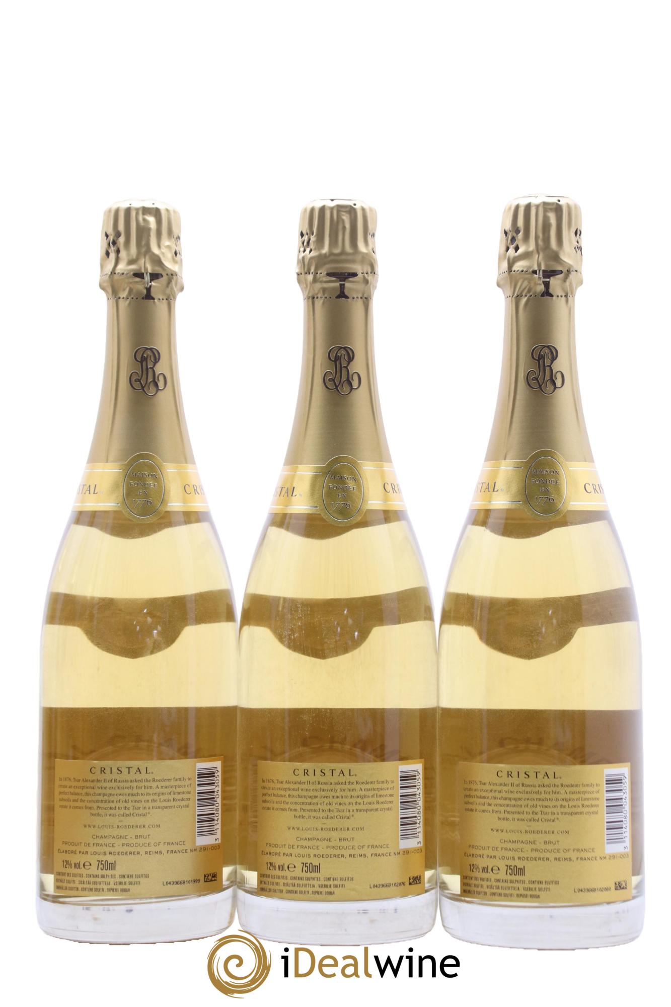 Cristal Louis Roederer 2009 - Lot of 6 bottles - 2