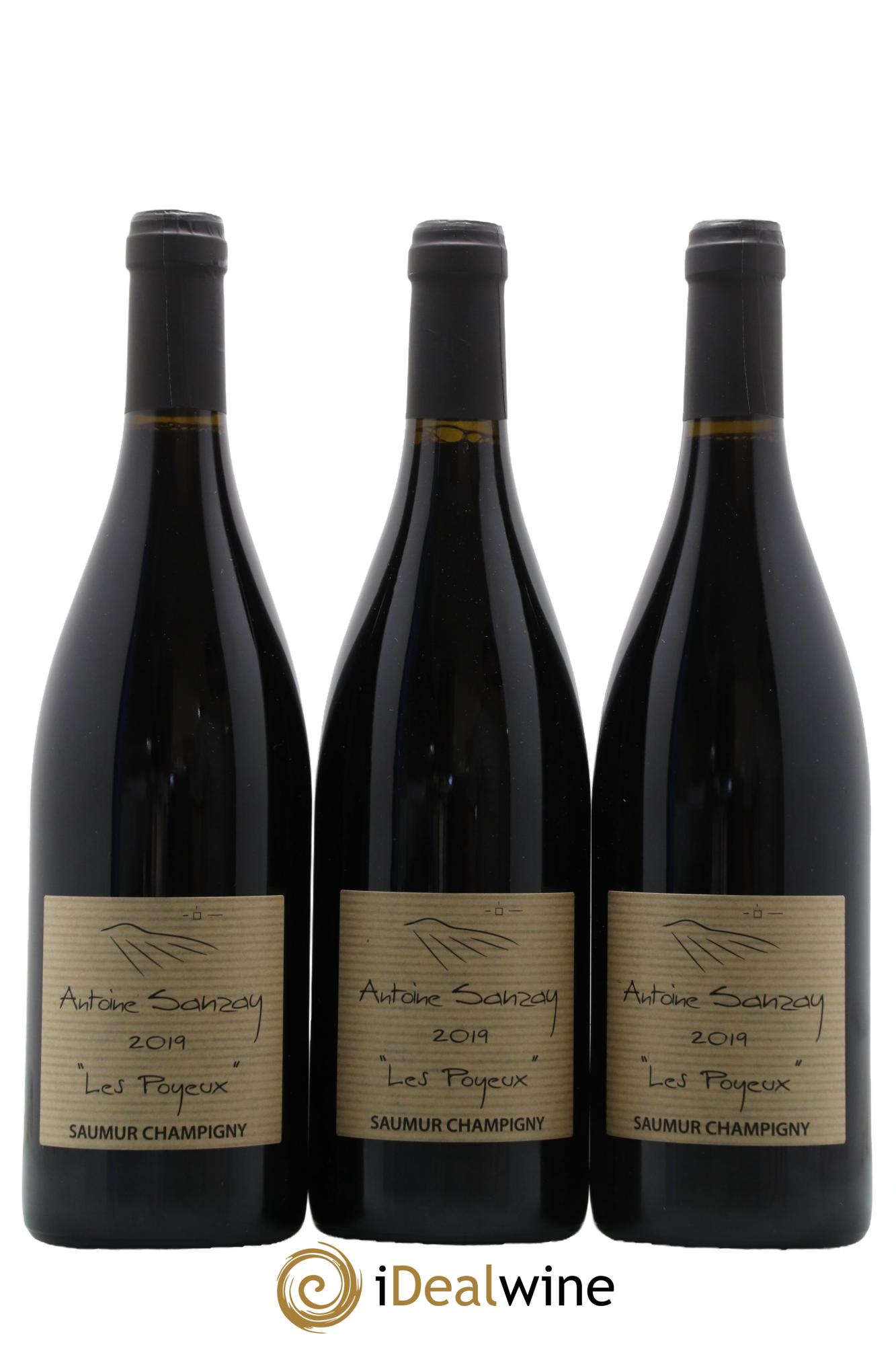 Saumur-Champigny Les Poyeux Antoine Sanzay 2019 - Lot of 3 bottles - 0