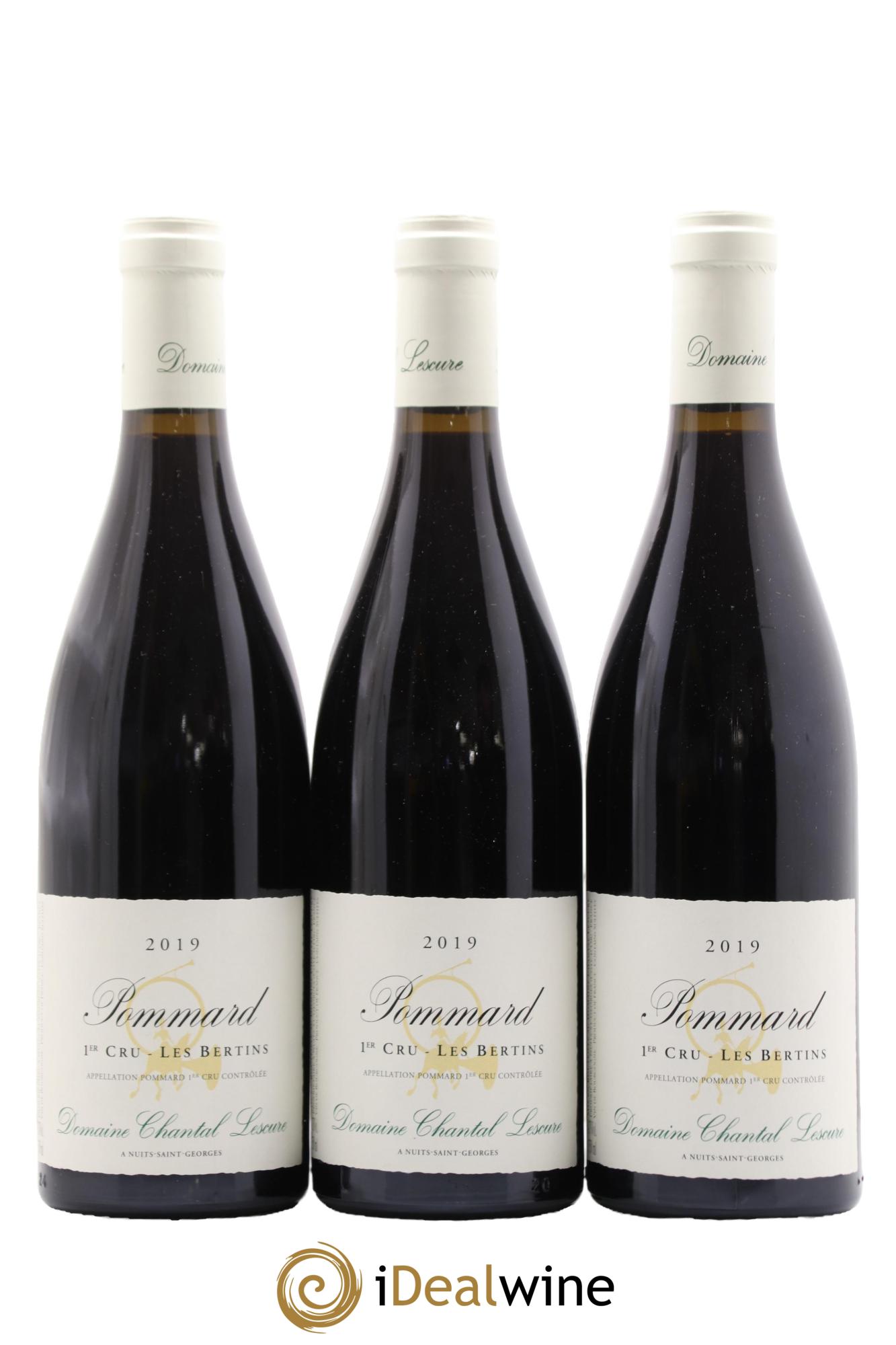 Pommard 1er Cru Les Bertins Chantal Lescure  2019 - Posten von 3 Flaschen - 0