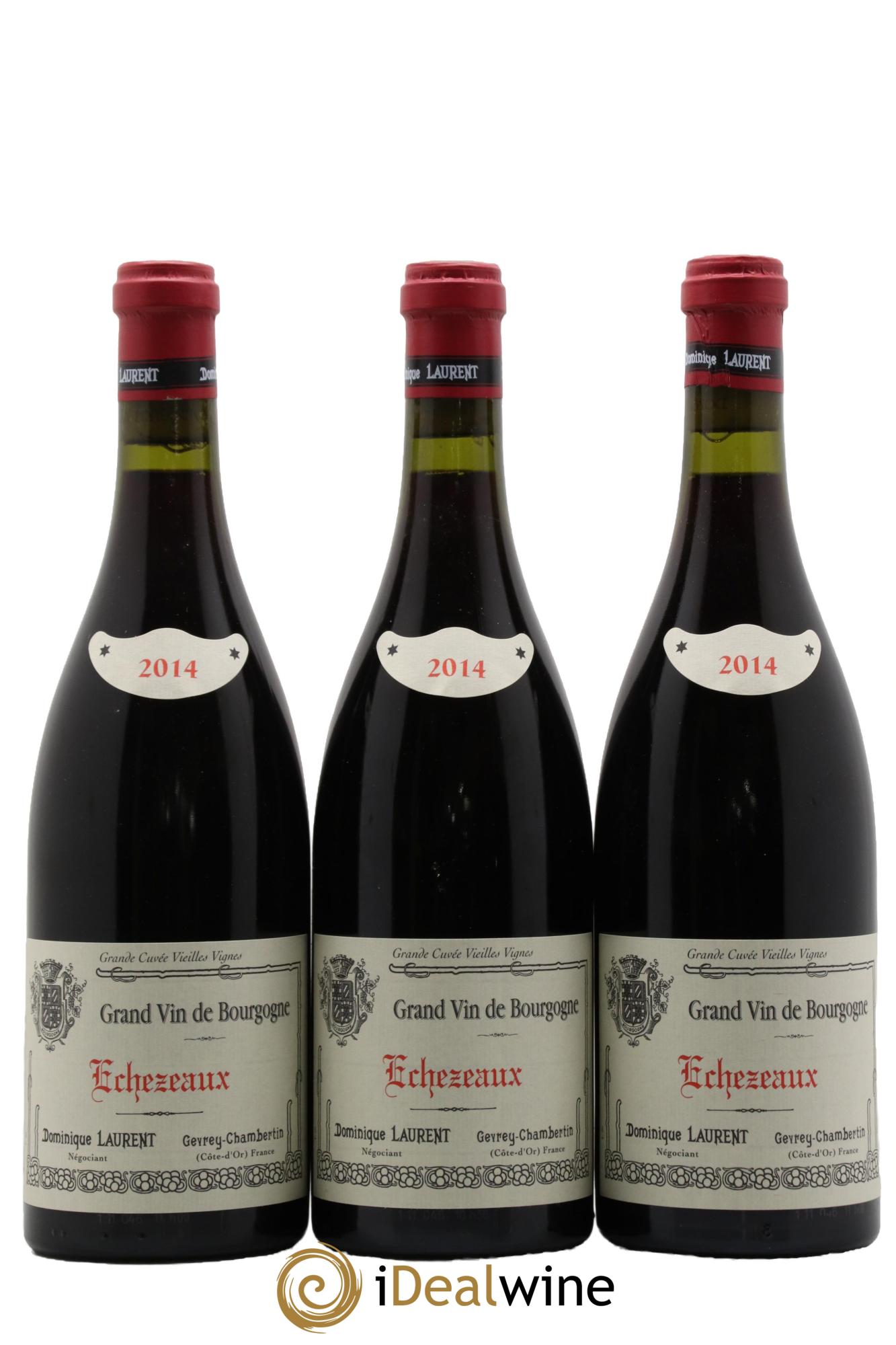 Echezeaux Grand Cru Vieilles Vignes Dominique Laurent  2014 - Lot of 3 bottles - 0