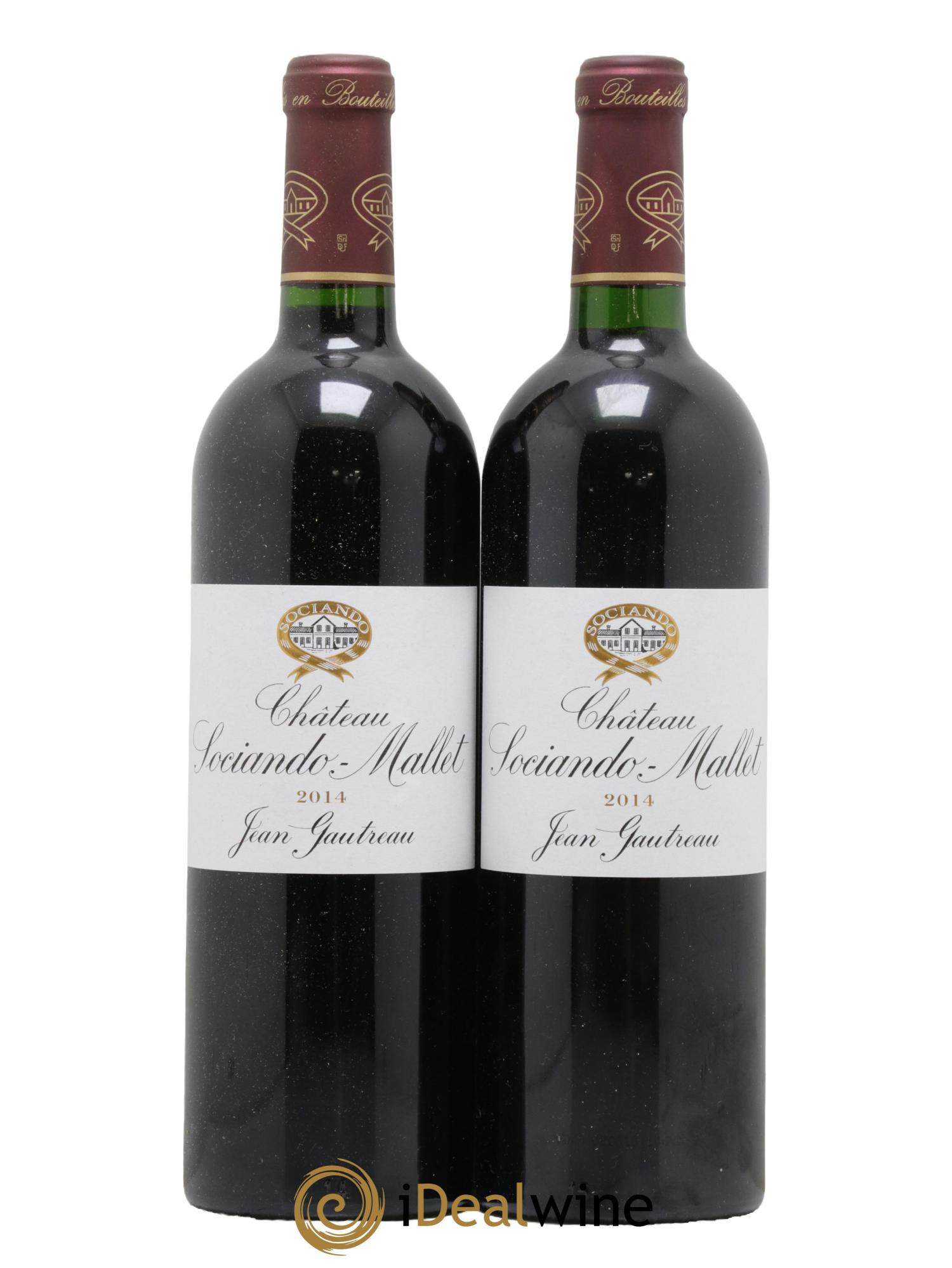 Château Sociando Mallet  2014 - Lot de 2 bouteilles - 0