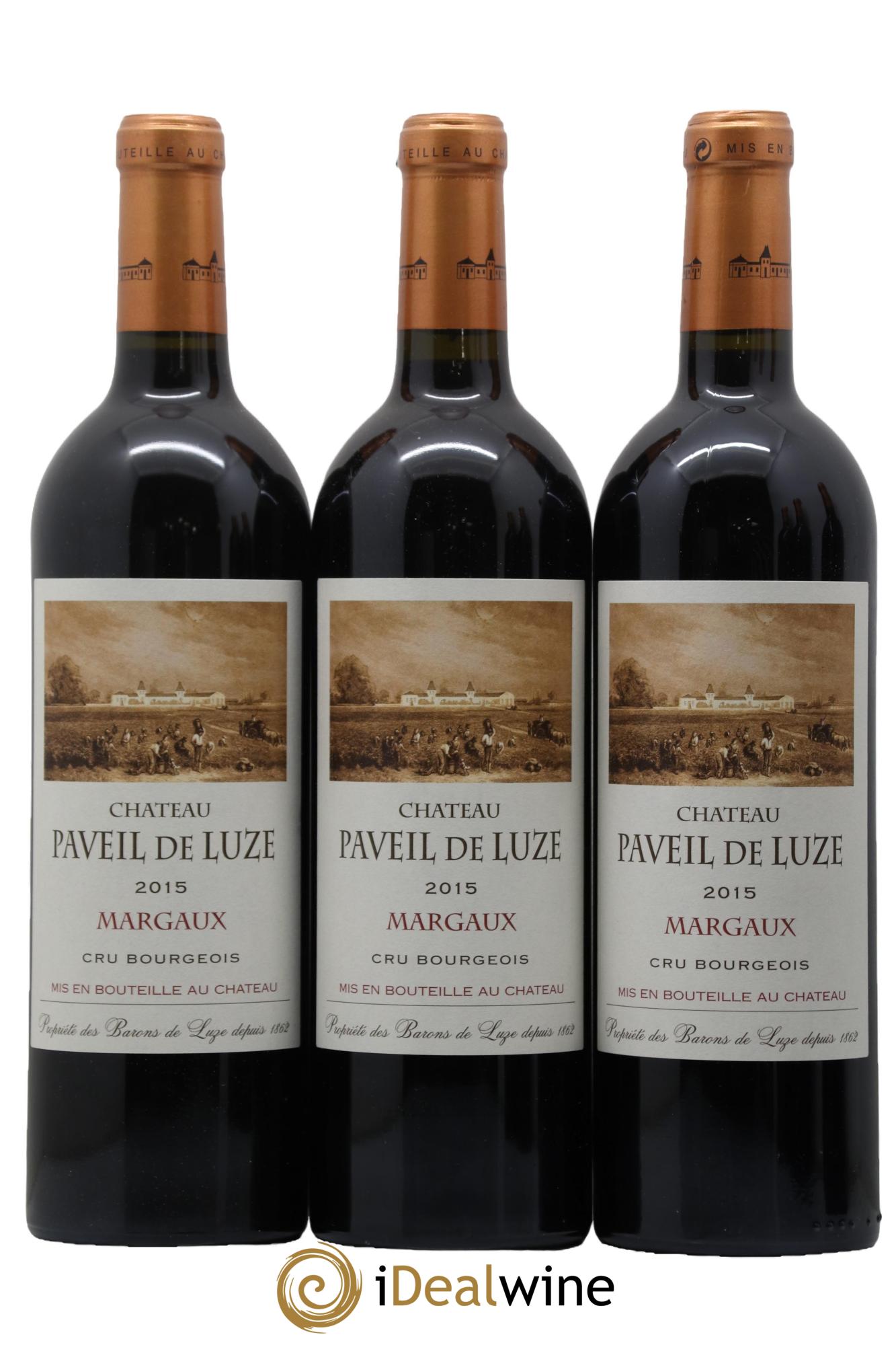 Château Paveil de Luze Cru Bourgeois 2015 - Lot de 6 bouteilles - 2