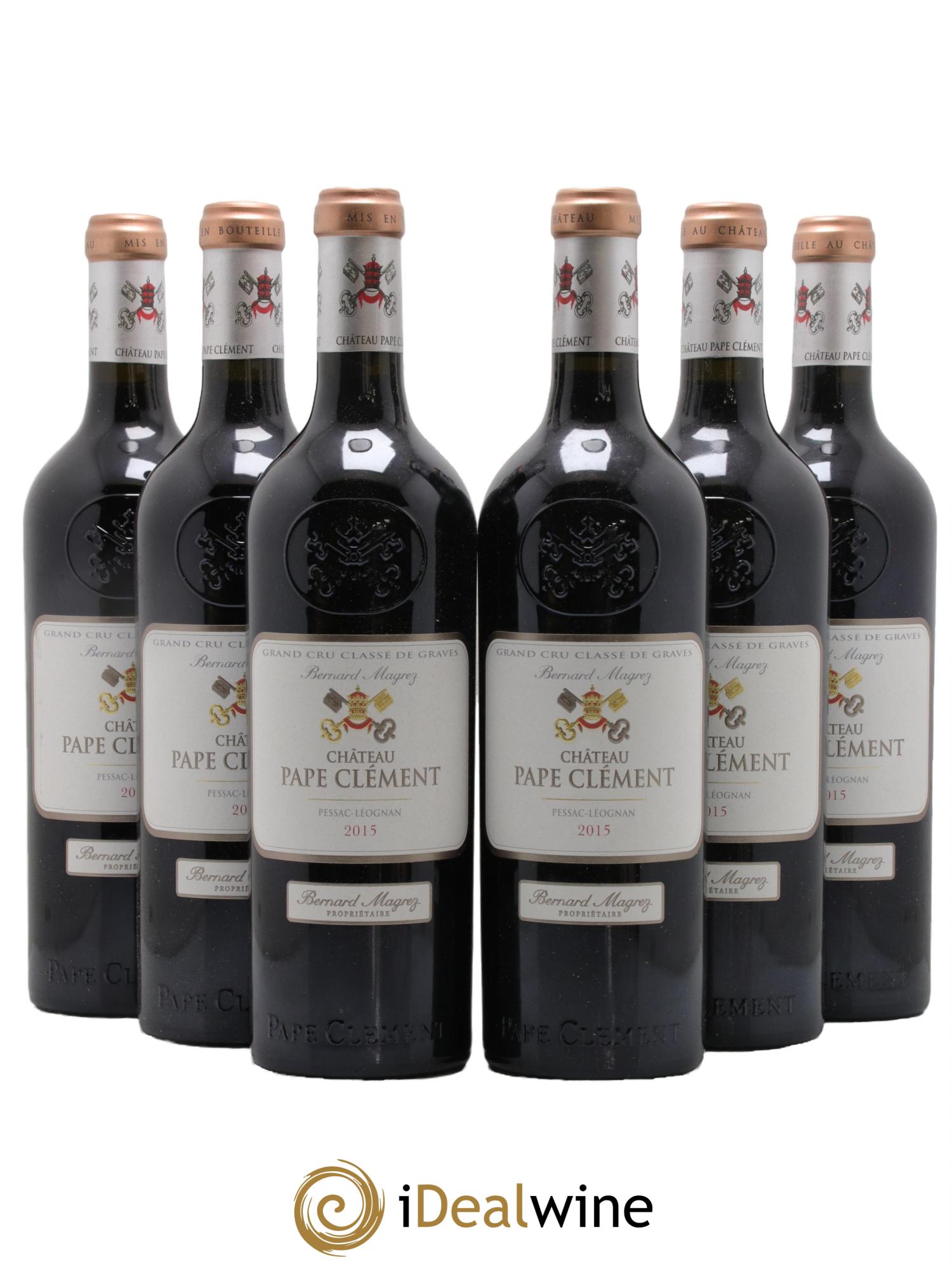 Château Pape Clément Cru Classé de Graves 2015 - Posten von 6 Flaschen - 0