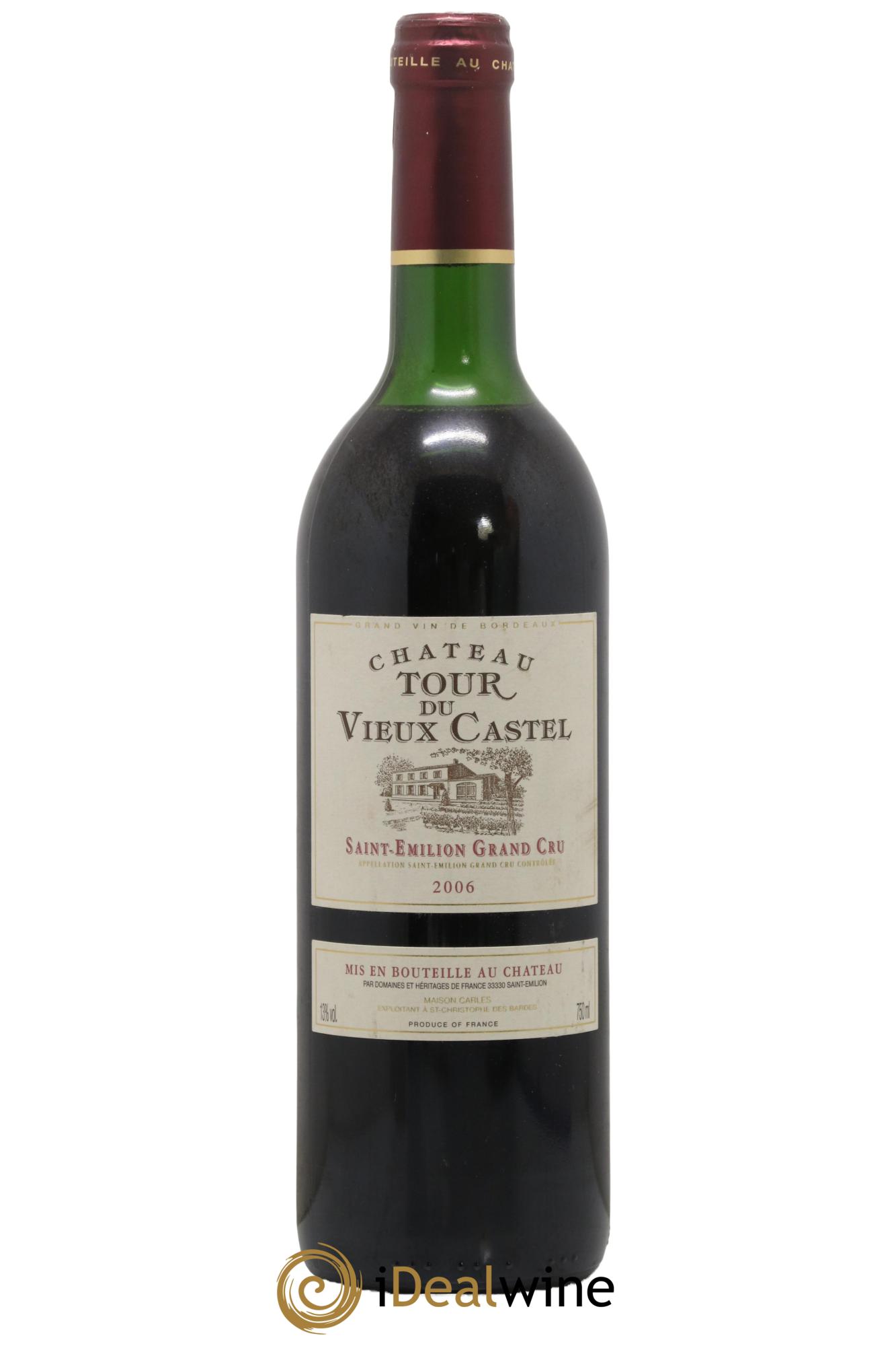 Saint-Émilion Grand Cru Chateau Tour du Vieux Castel 2006 - Lot of 1 bottle - 0