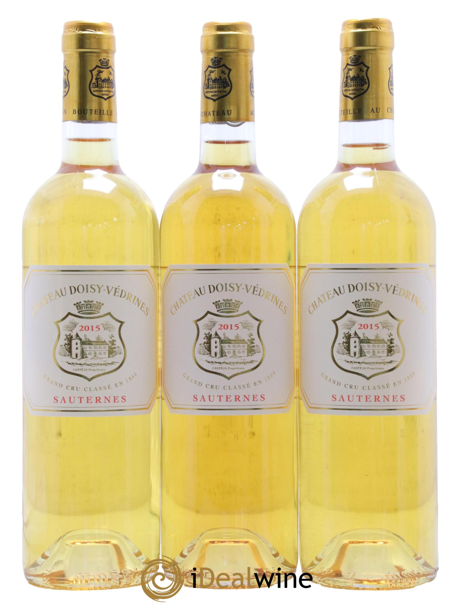 Château Doisy-Védrines 2ème Grand Cru Classé 2015 - Lot de 3 bouteilles - 0