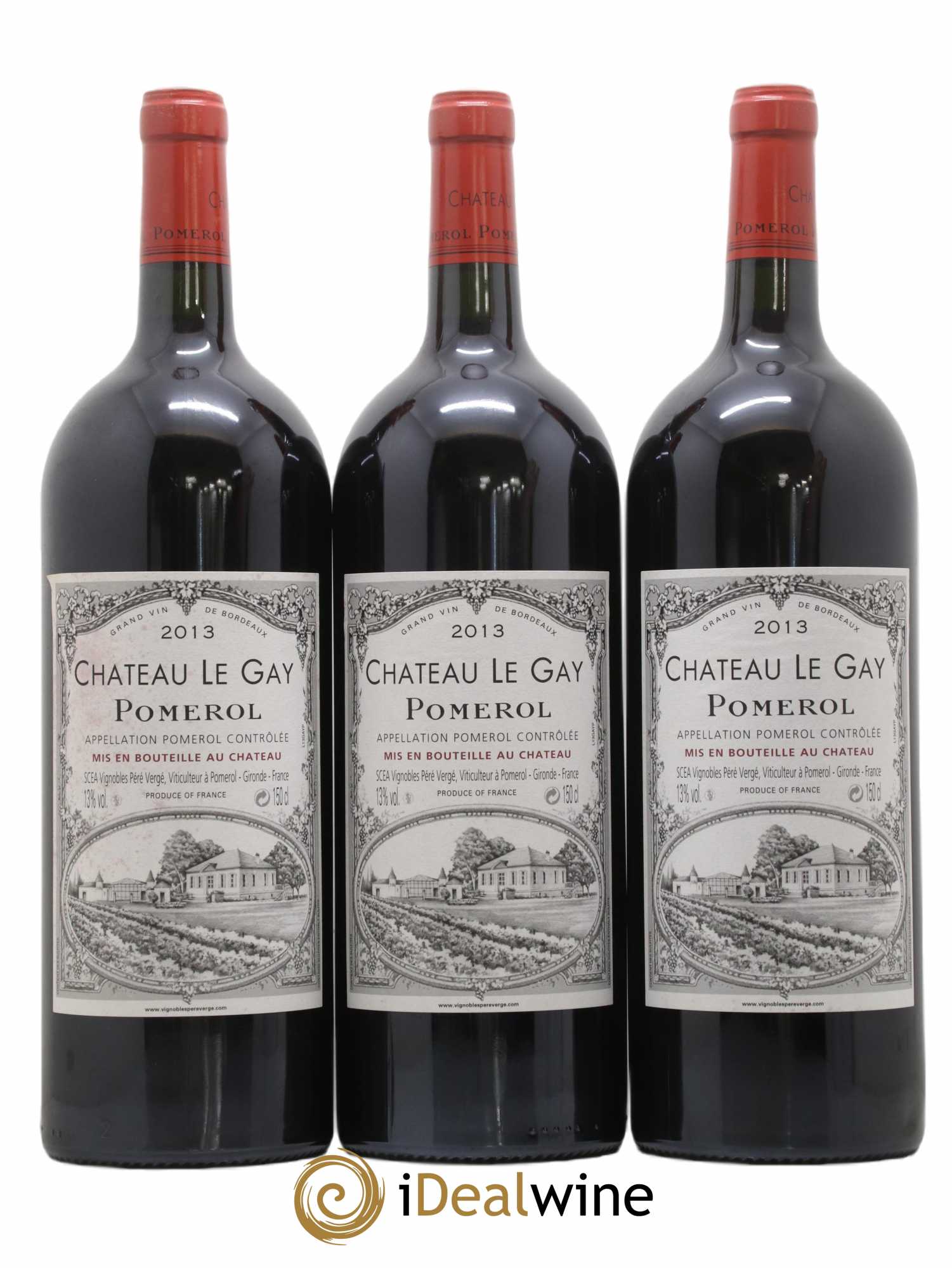 Château Le Gay  2013 - Lot de 3 magnums - 0