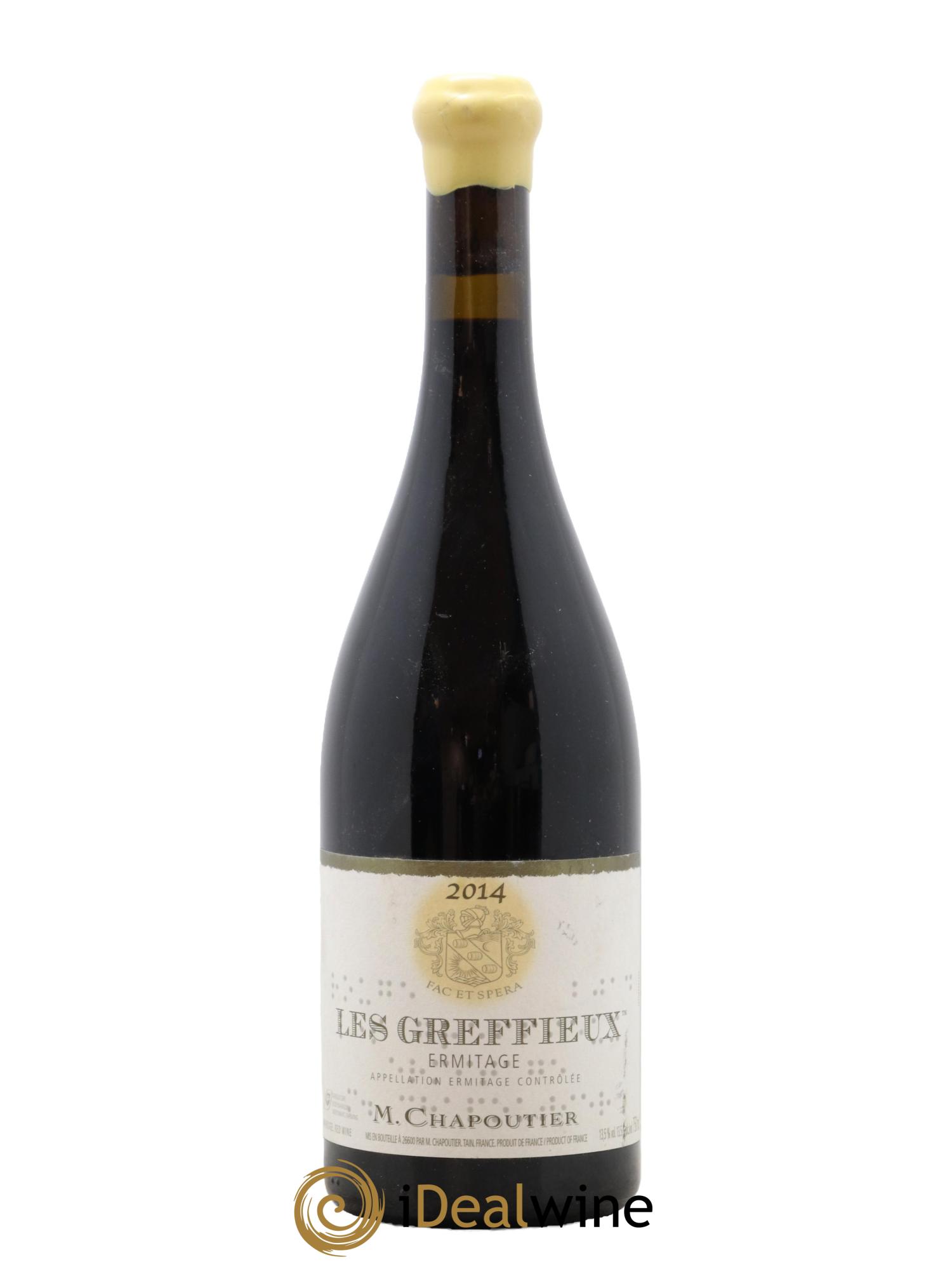 Hermitage Ermitage Les Greffieux Chapoutier 2014 - Lot de 1 bouteille - 0