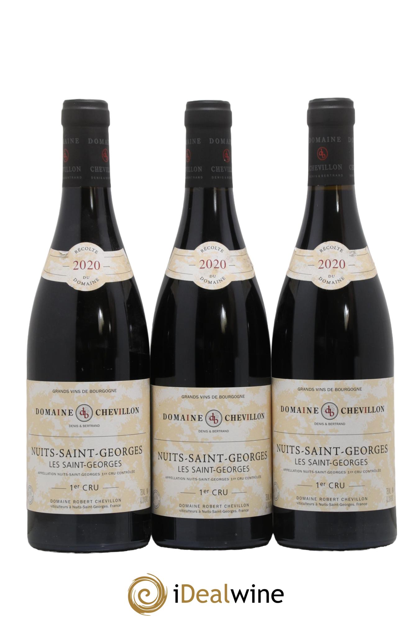 Nuits Saint-Georges 1er Cru Les Saint Georges Robert Chevillon 2020 - Lotto di 3 bottiglie - 0