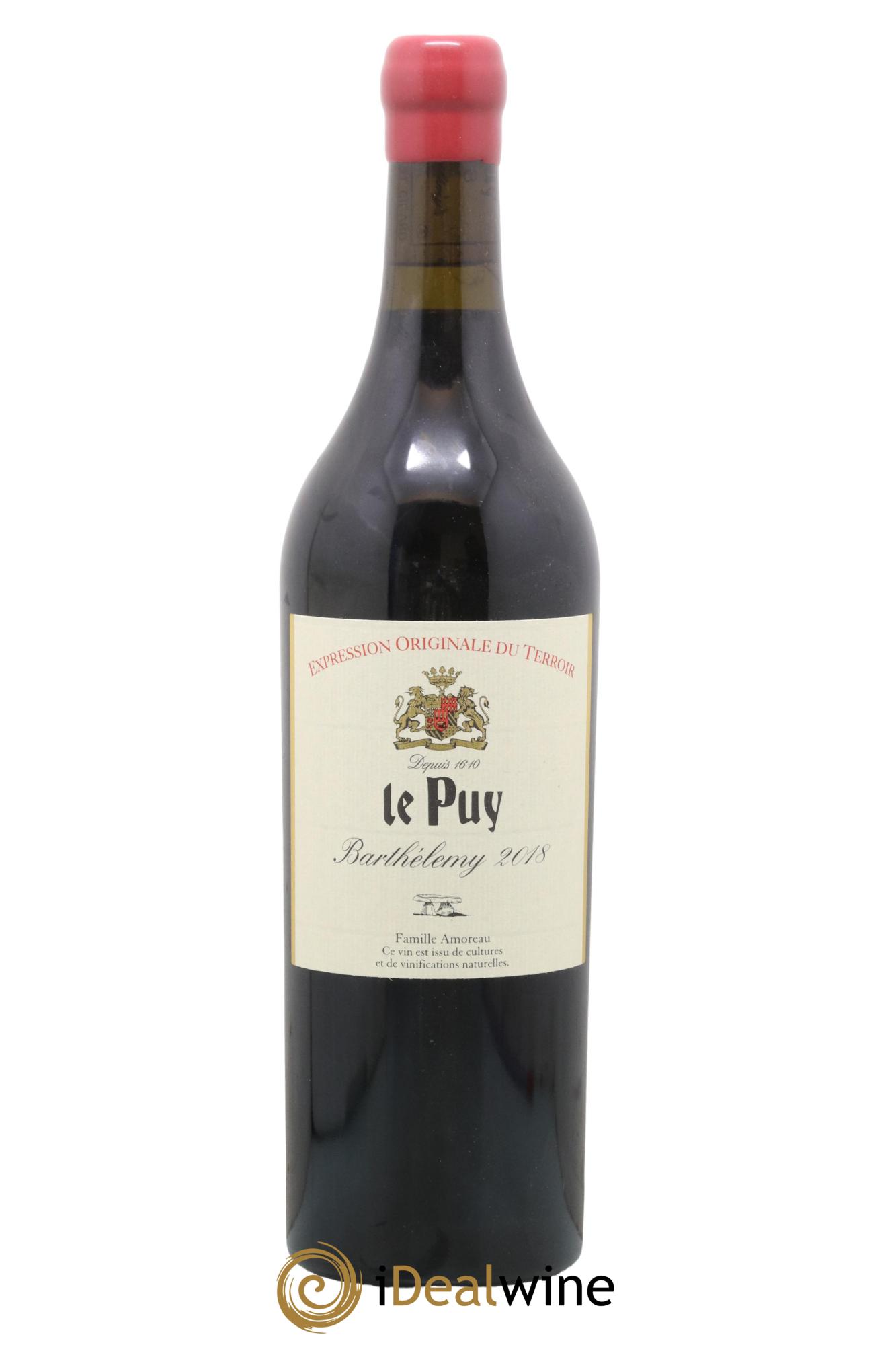 Le Puy - Cuvée Barthélemy 2018 - Lot de 1 bouteille - 0