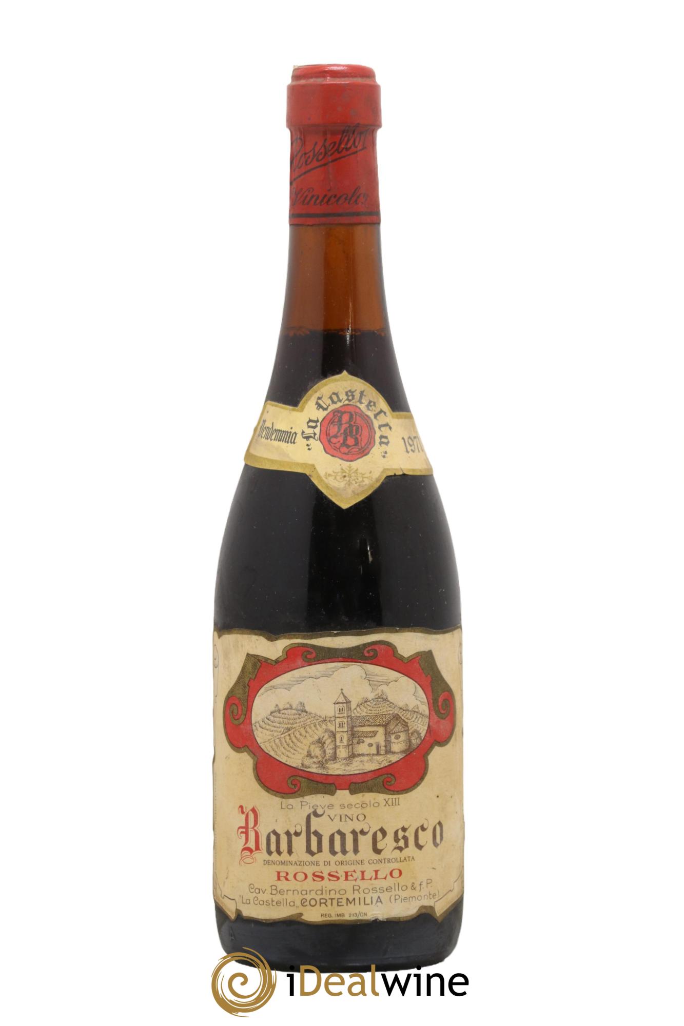 Barbaresco DOCG Rossello 1971 - Posten von 1 Flasche - 0