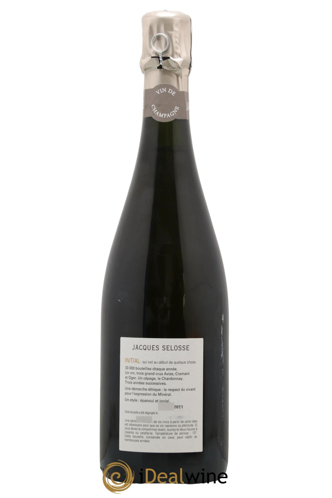 Brut Initial Jacques Selosse - Lotto di 1 bottiglia - 1