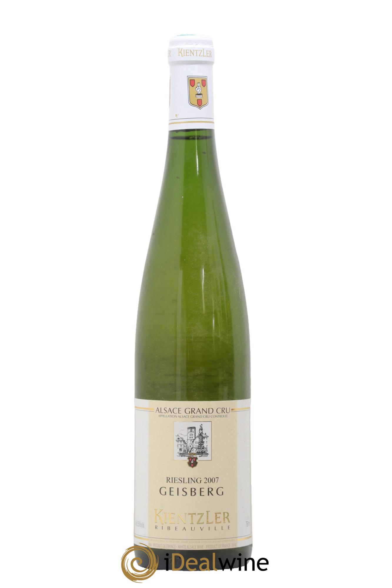 Alsace Riesling Grand Cru Geisberg Kientzler 2007 - Lot of 1 bottle - 0