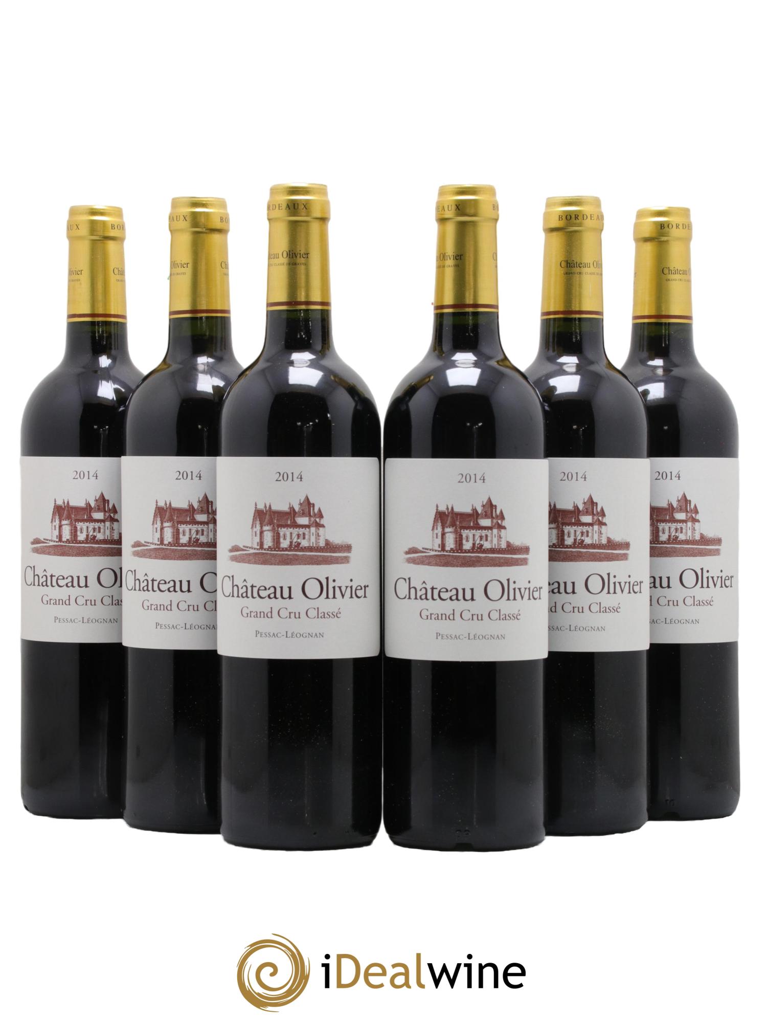 Château Olivier Cru Classé de Graves 2014 - Lotto di 6 bottiglie - 0