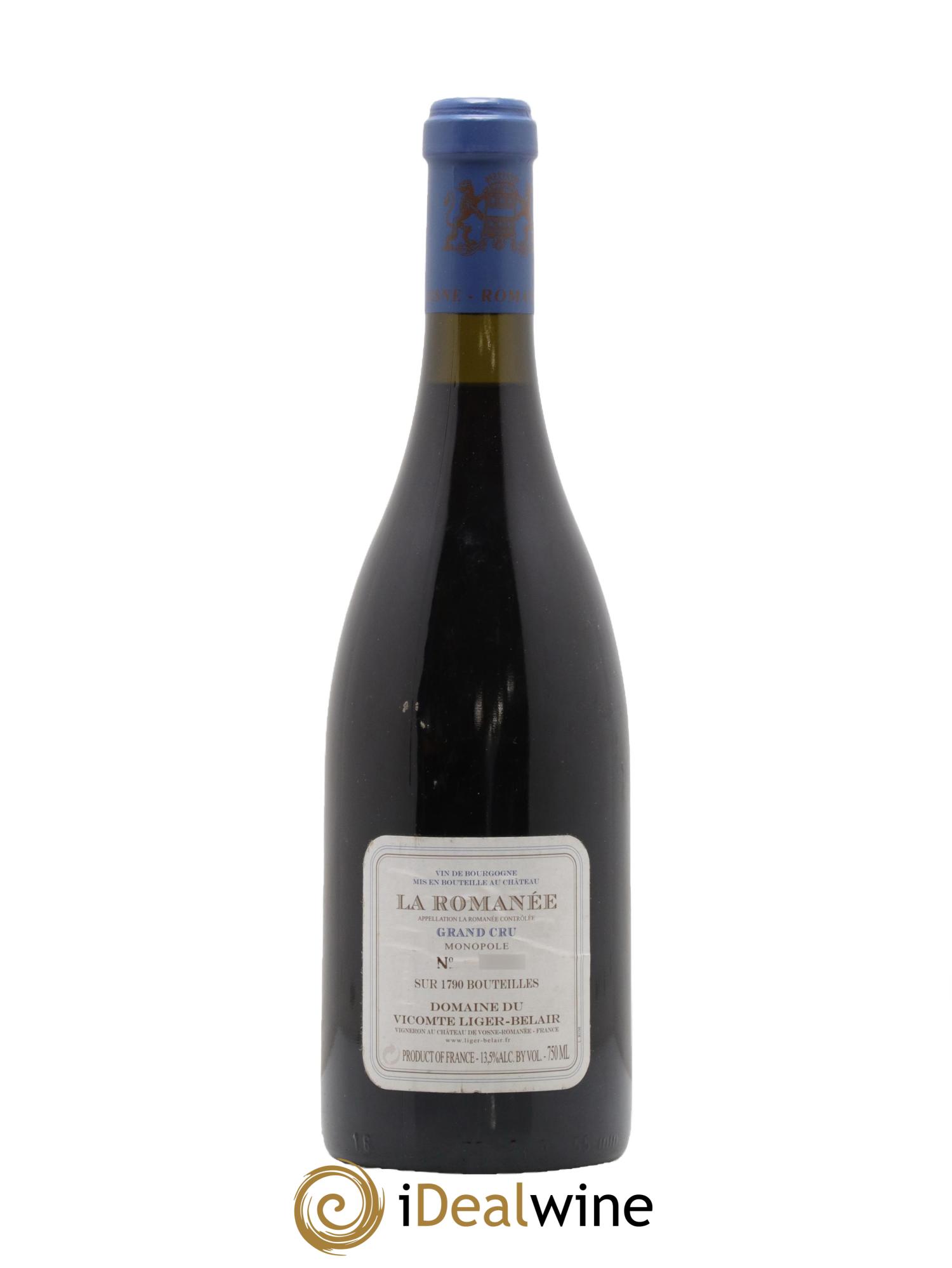 La Romanée Grand Cru Comte Liger-Belair (Domaine du) 2002 - Lotto di 1 bottiglia - 1