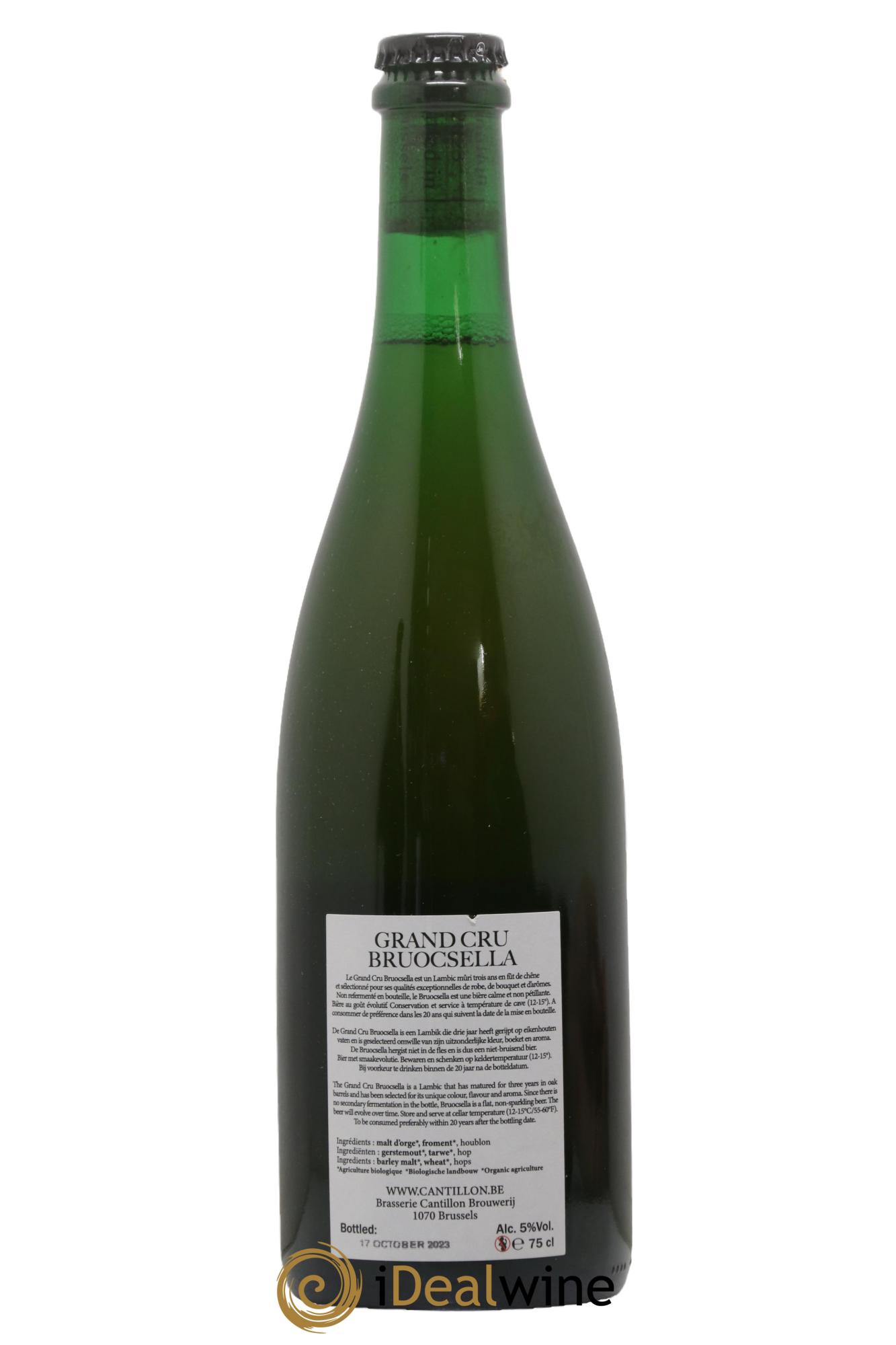 Bière Belgique Lambic Grand Cru Bruoscella Cantillon 19-20 - Lot de 1 bouteille - 1