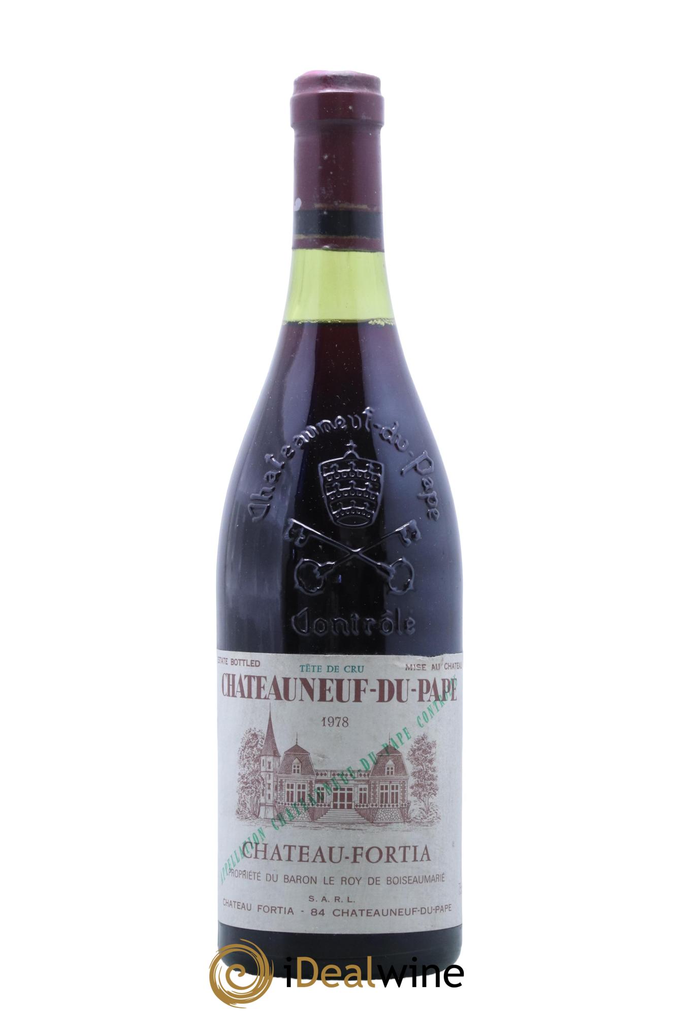 Châteauneuf-du-Pape Château Fortia  1978 - Lot de 1 bouteille - 0