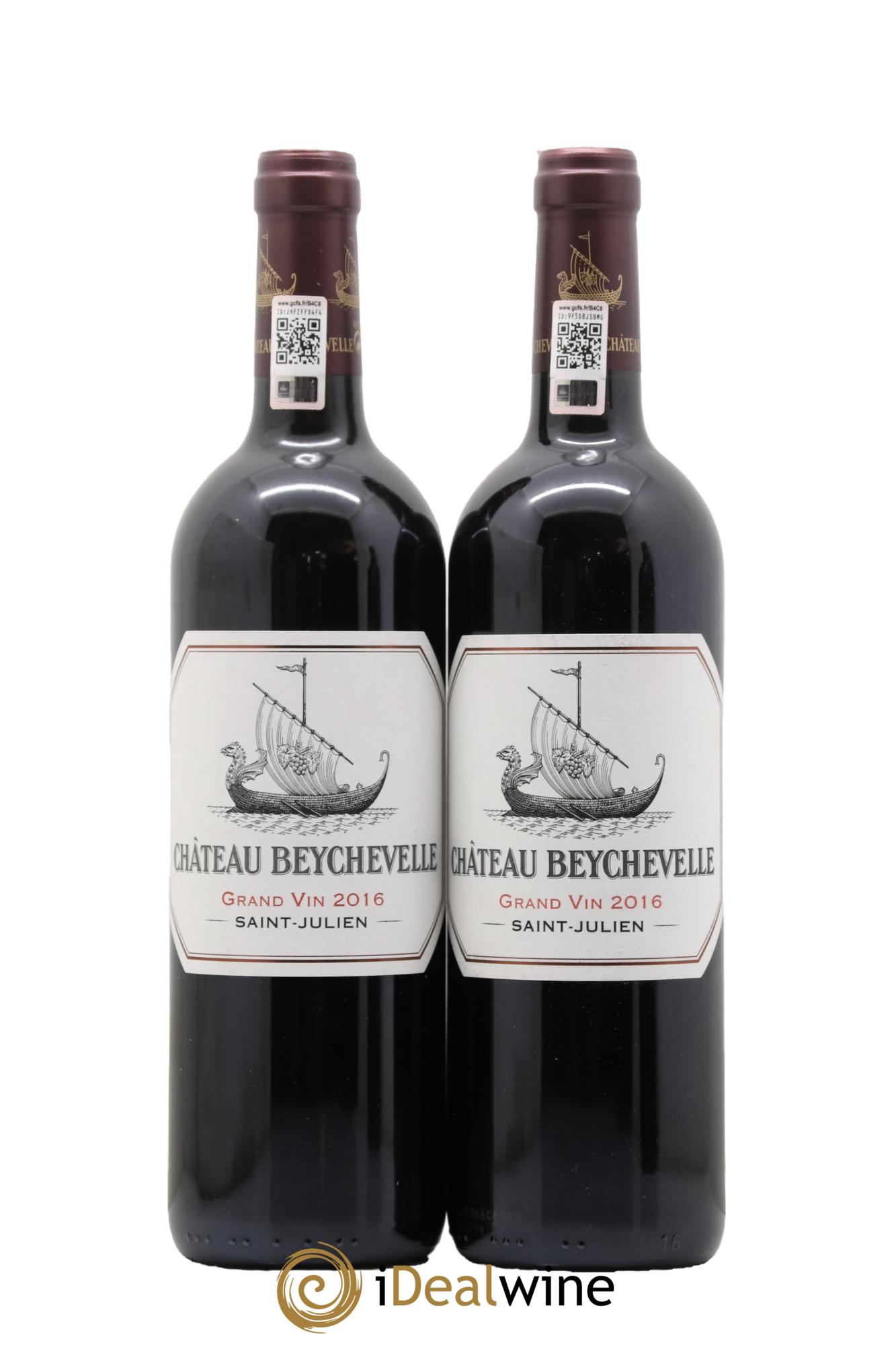 Château Beychevelle 4ème Grand Cru Classé 2016 - Lot de 2 bouteilles - 0