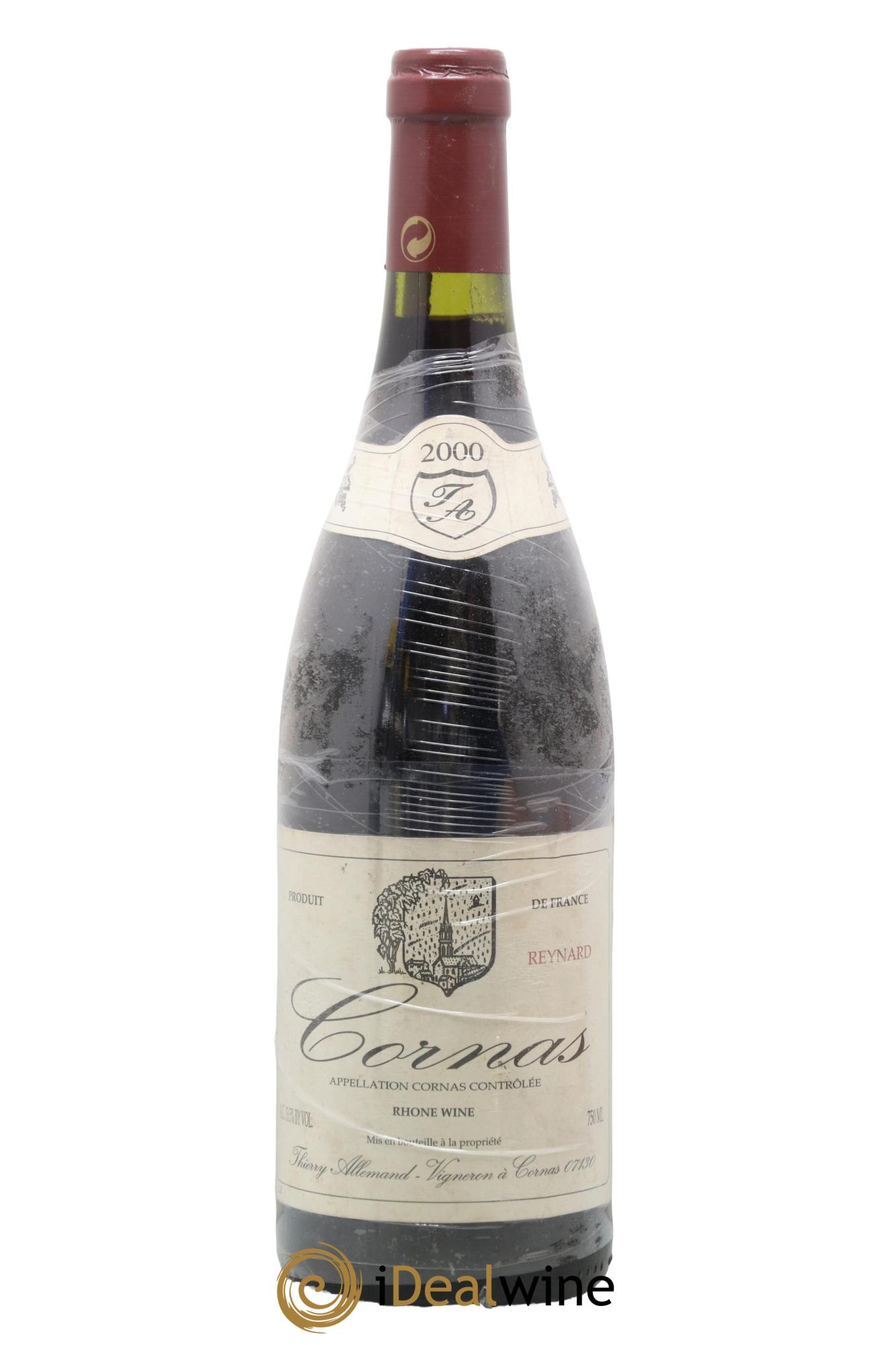 Cornas Reynard Thierry Allemand  2000 - Lotto di 1 bottiglia - 0