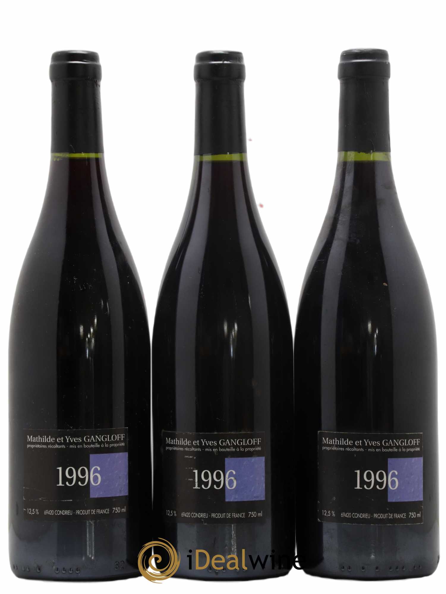 Côte-Rôtie La Barbarine Gangloff (Domaine) 1996 - Lot de 3 bouteilles - 1