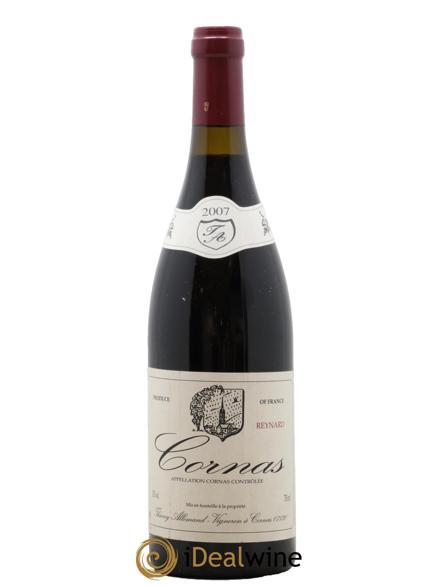 Cornas Reynard Thierry Allemand 2007 - Posten von 1 Flasche - 0