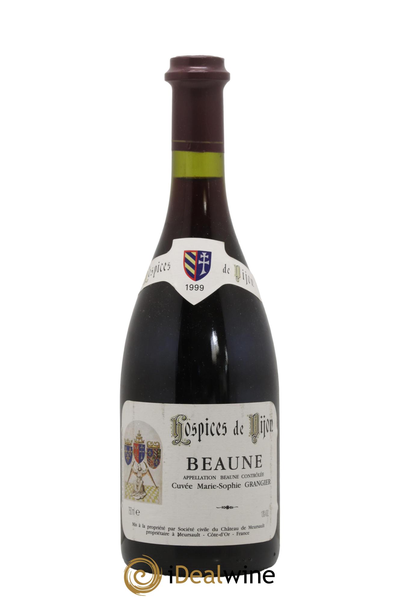 Beaune Hospices de Dijon Cuvée Marie Sophie Grangier Château de Meursault 1999 - Posten von 1 Flasche - 0