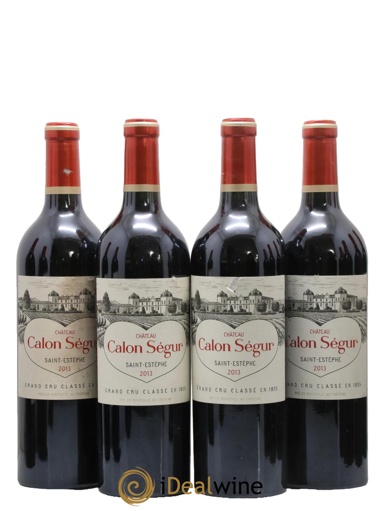 Château Calon Ségur 3ème Grand Cru Classé 2013 - Lotto di 4 bottiglie - 0