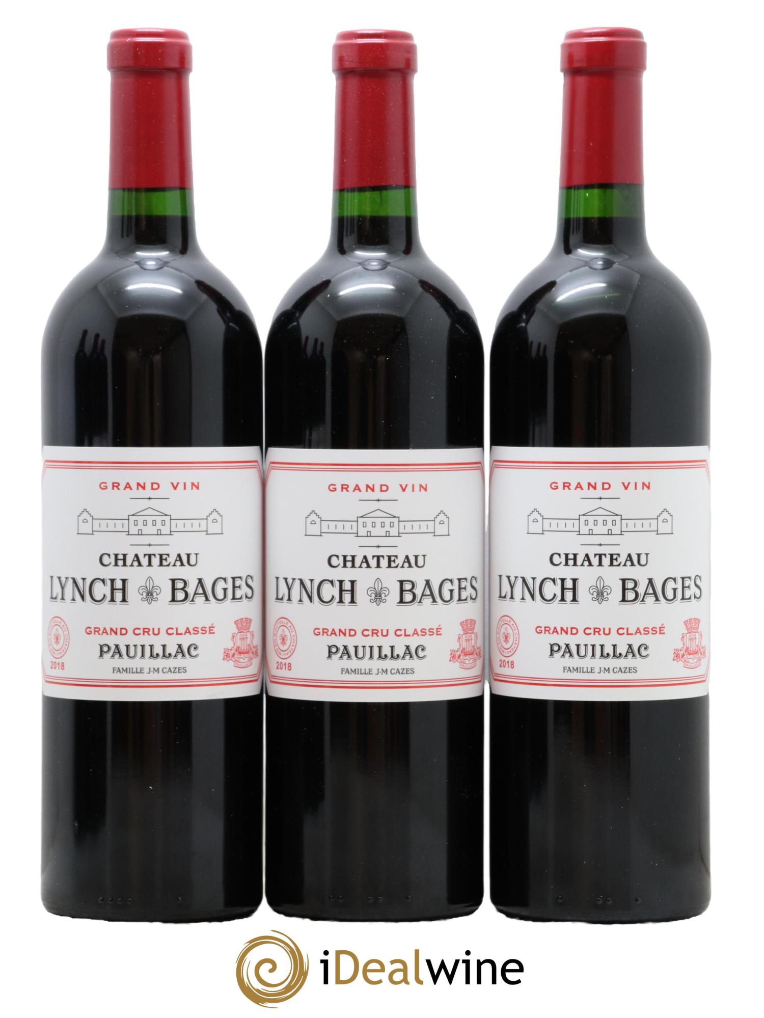 Château Lynch Bages 5ème Grand Cru Classé 2018 - Lot de 6 bouteilles - 1