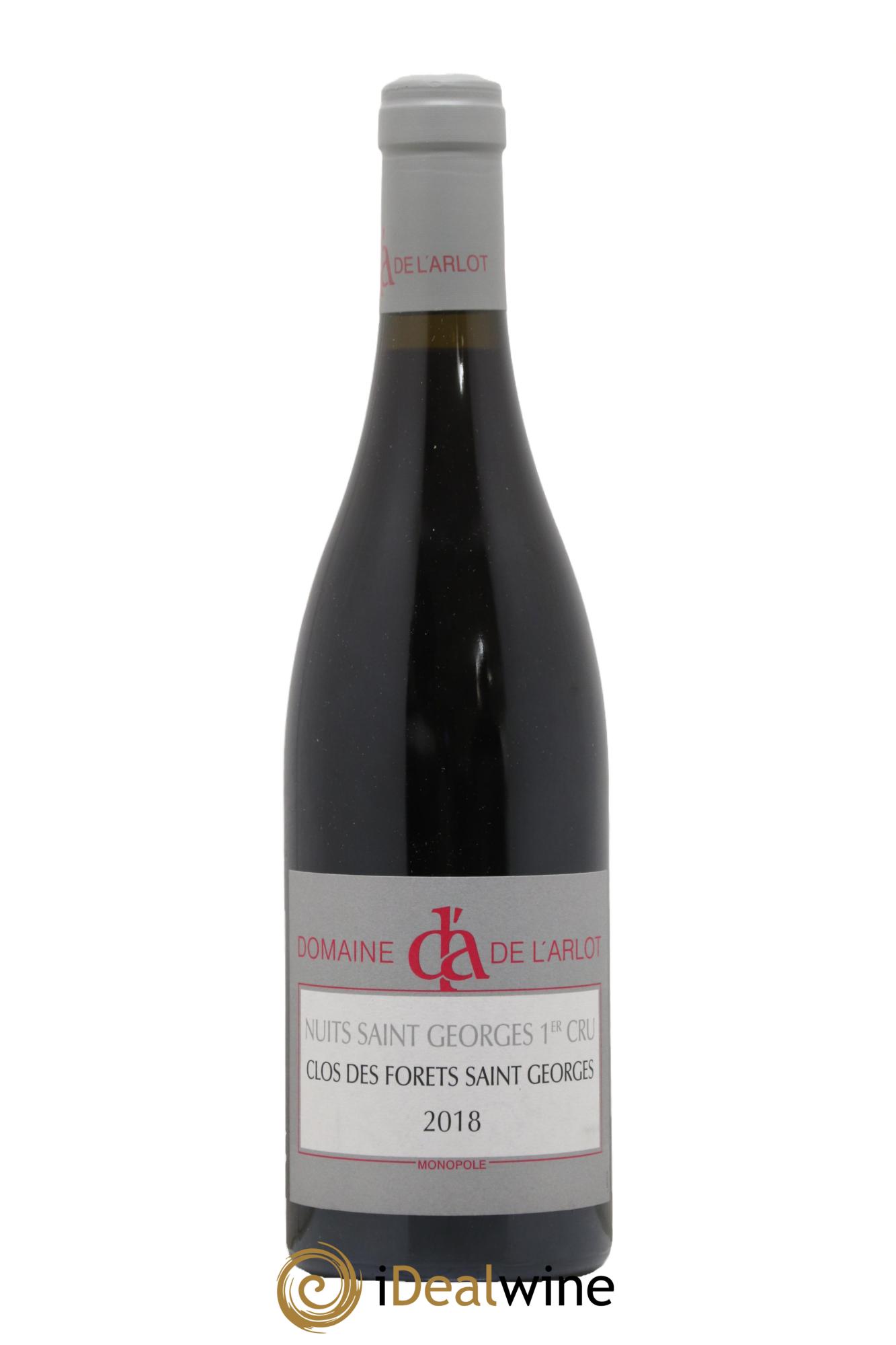 Nuits Saint-Georges 1er Cru Clos des Forêts Saint-Georges Domaine de l'Arlot 2018 - Posten von 1 Flasche - 0