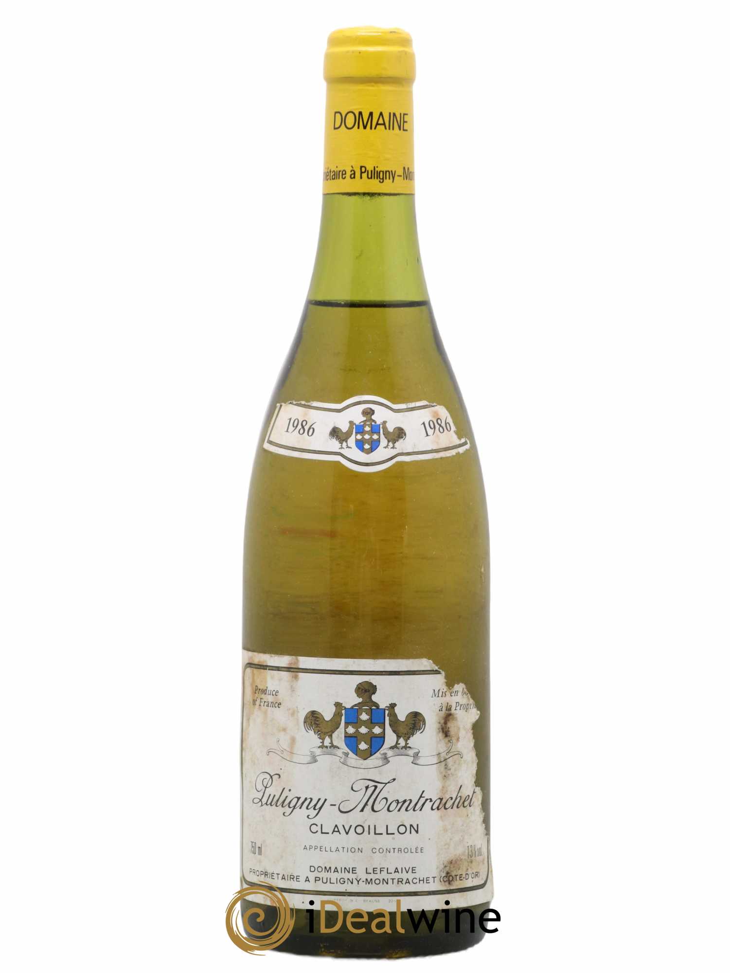 Puligny-Montrachet 1er Cru Clavoillon Leflaive (Domaine)  1986 - Lot de 1 bouteille - 0