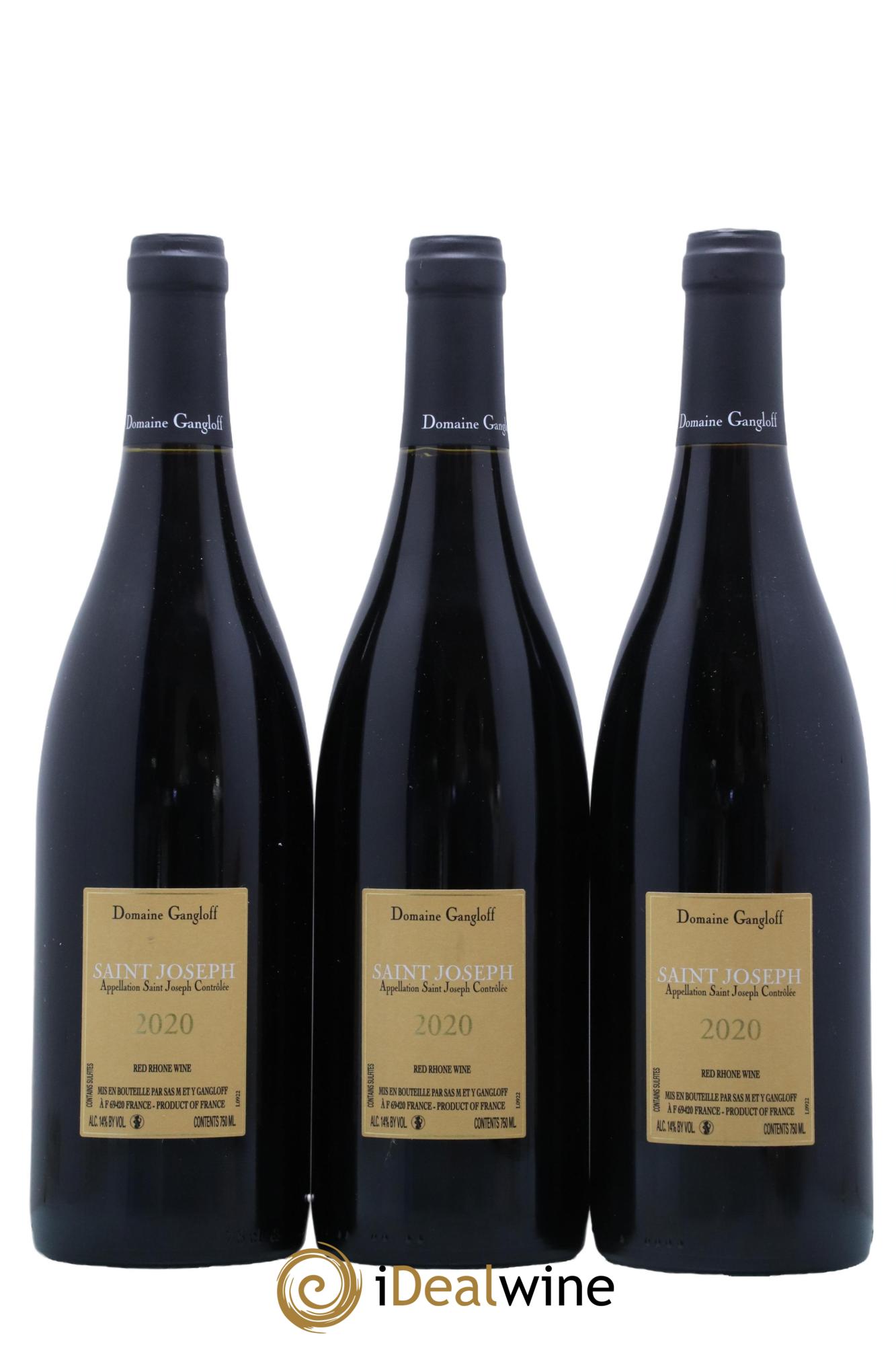 Saint-Joseph Gangloff (Domaine) 2020 - Lot of 3 bottles - 1