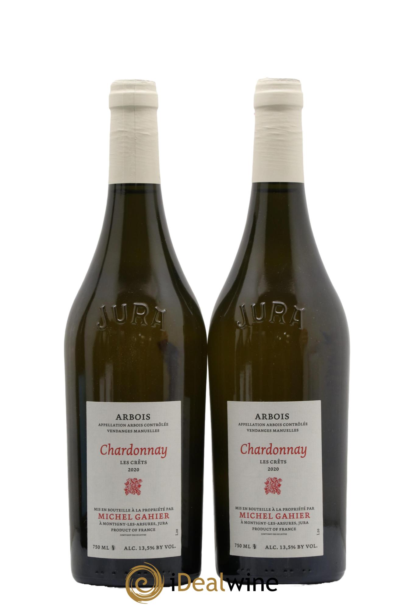 Arbois Les Crêts Michel Gahier 2020 - Lot de 2 bouteilles - 0