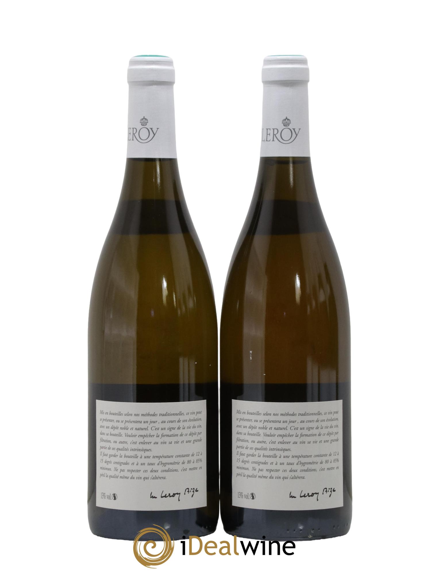 Meursault 1er Cru Les Bouchères Leroy SA 2007 - Lot of 2 bottles - 1