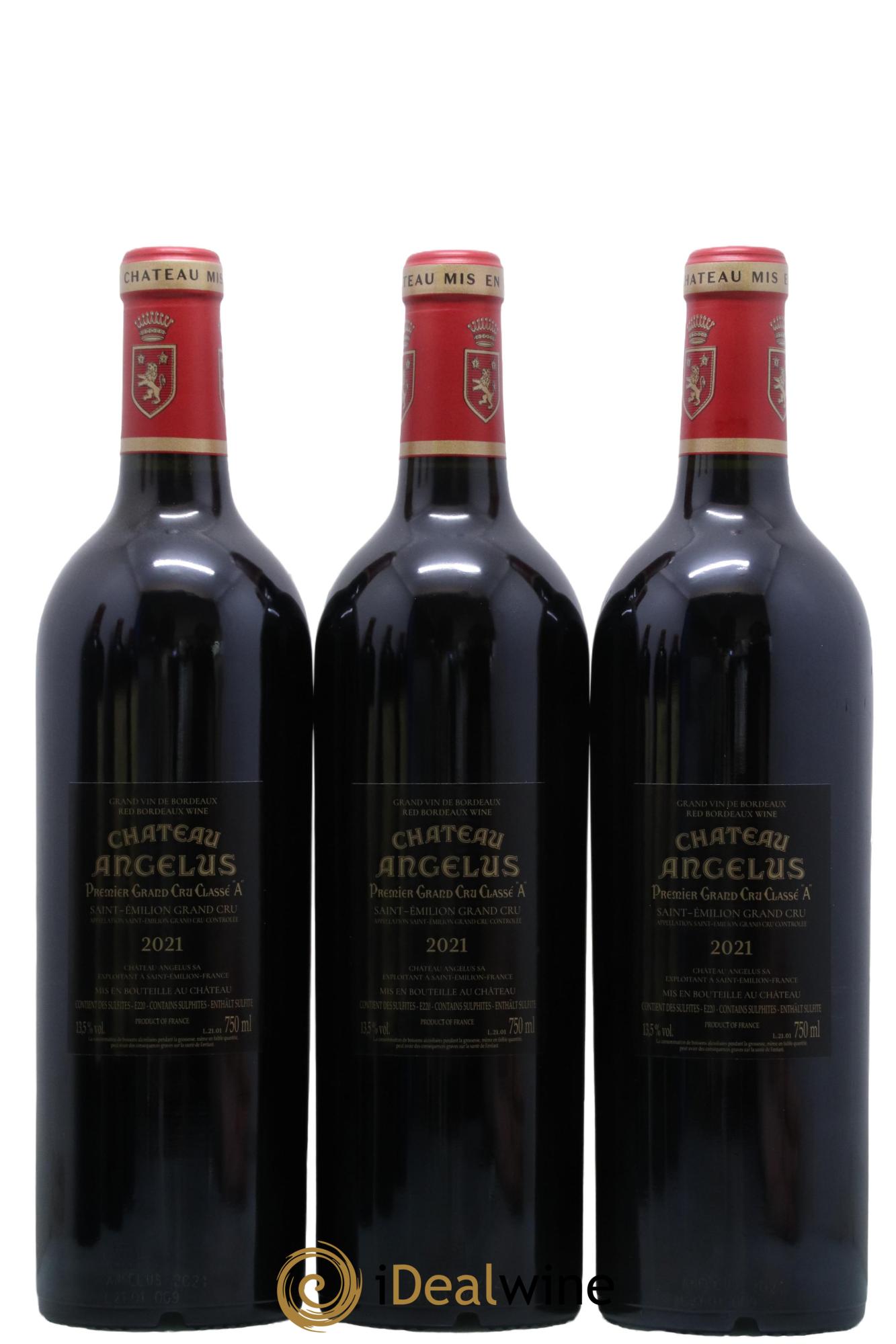 Château Angélus 1er Grand Cru Classé A 2021 - Lot de 6 bouteilles - 4