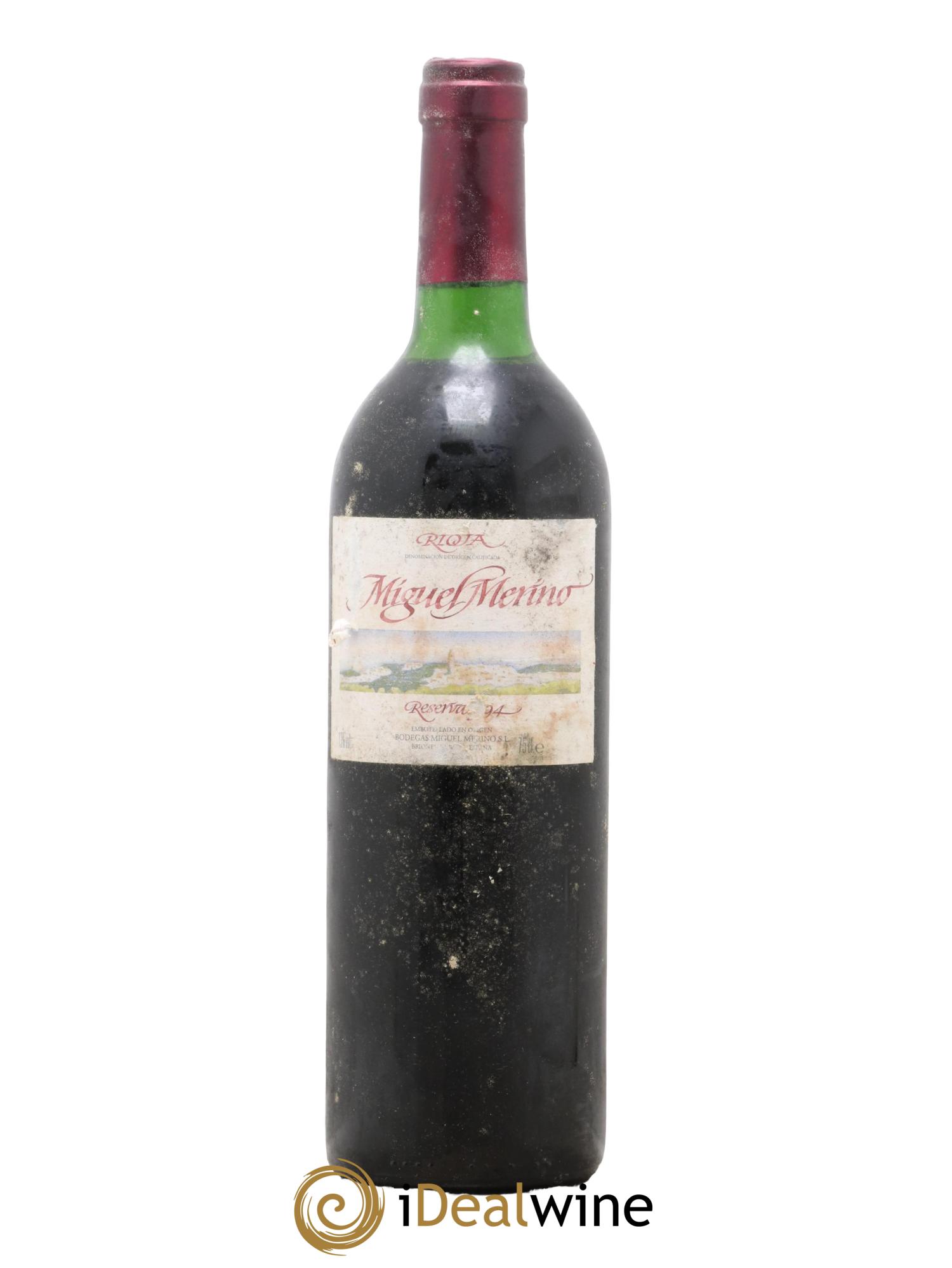 Rioja DOCA Reserva Miguel Merino 1994 - Lot de 1 bouteille - 0