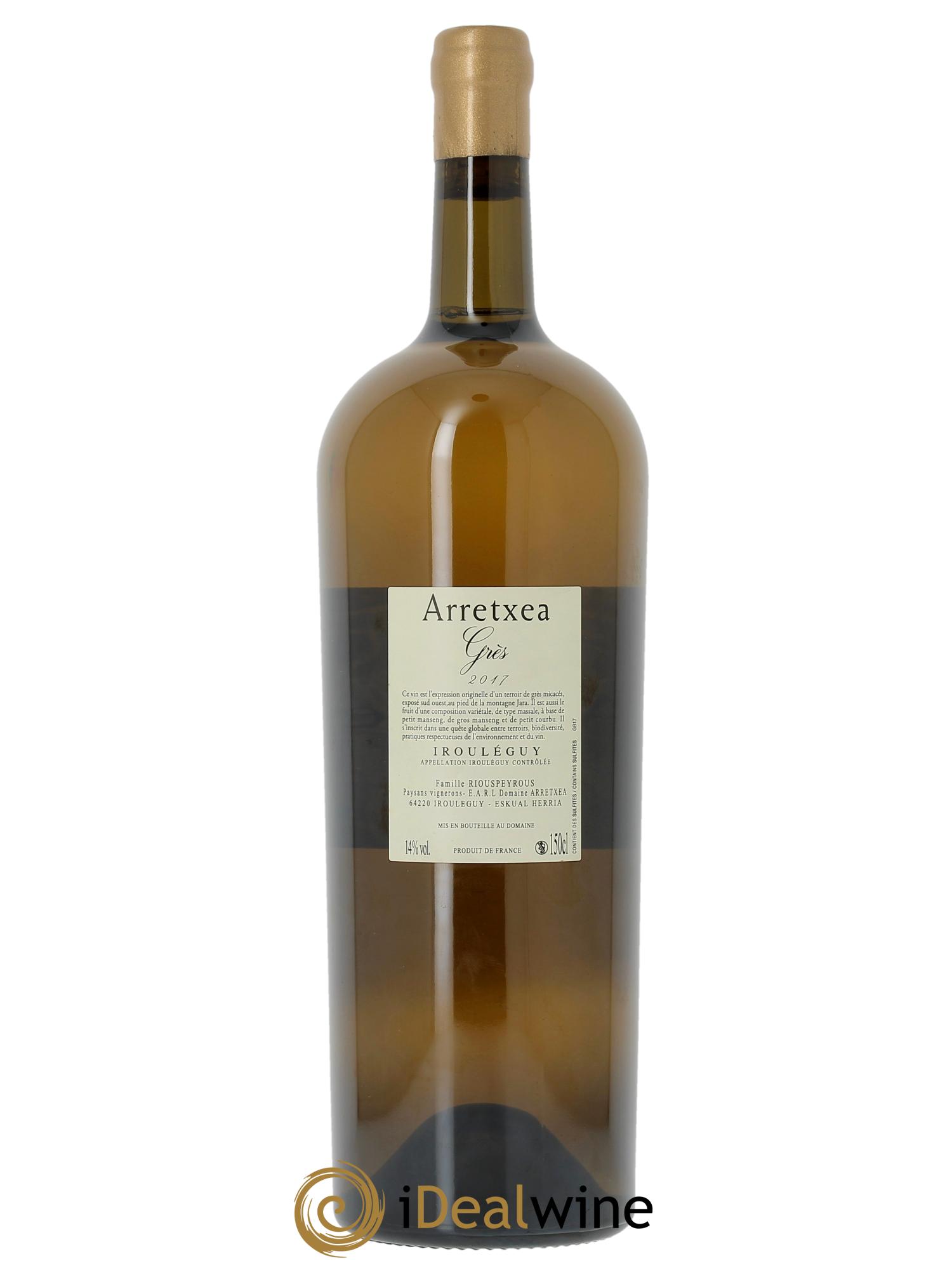 Irouléguy Terroir Grès Arretxea (Domaine)  2017 - Posten von 1 Magnum - 1